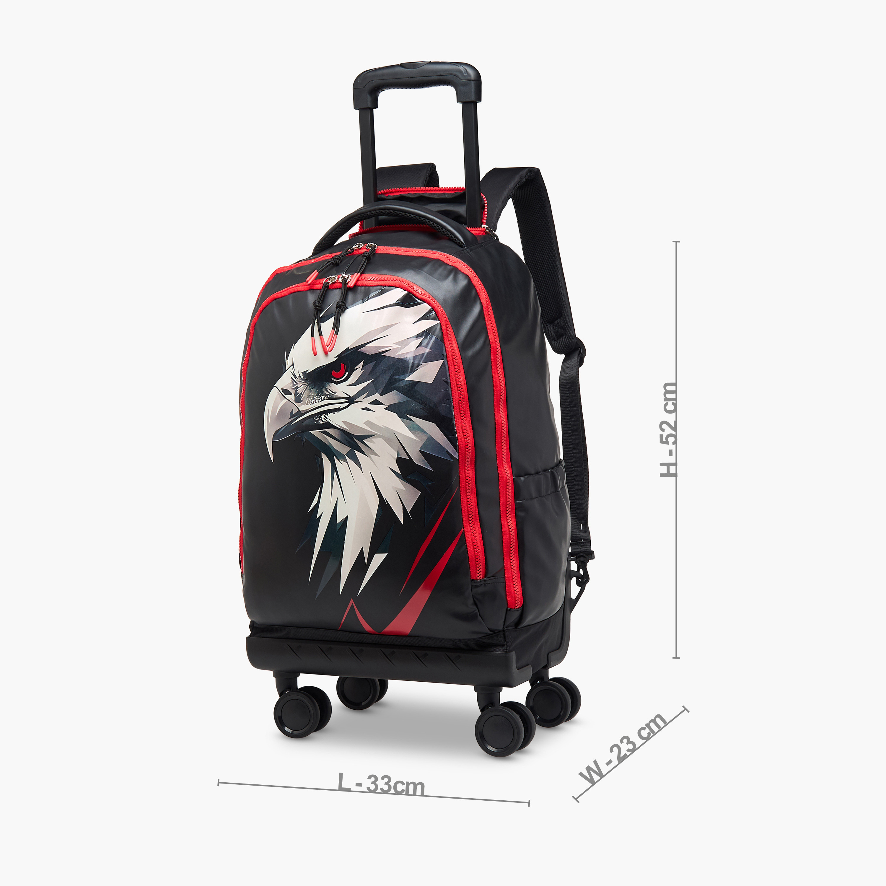 Juniors Eagle Trolley Bag for Boys 8-13 Years with Adjustable Strap-school-bagsandbackpacks-trolleybags-image-5