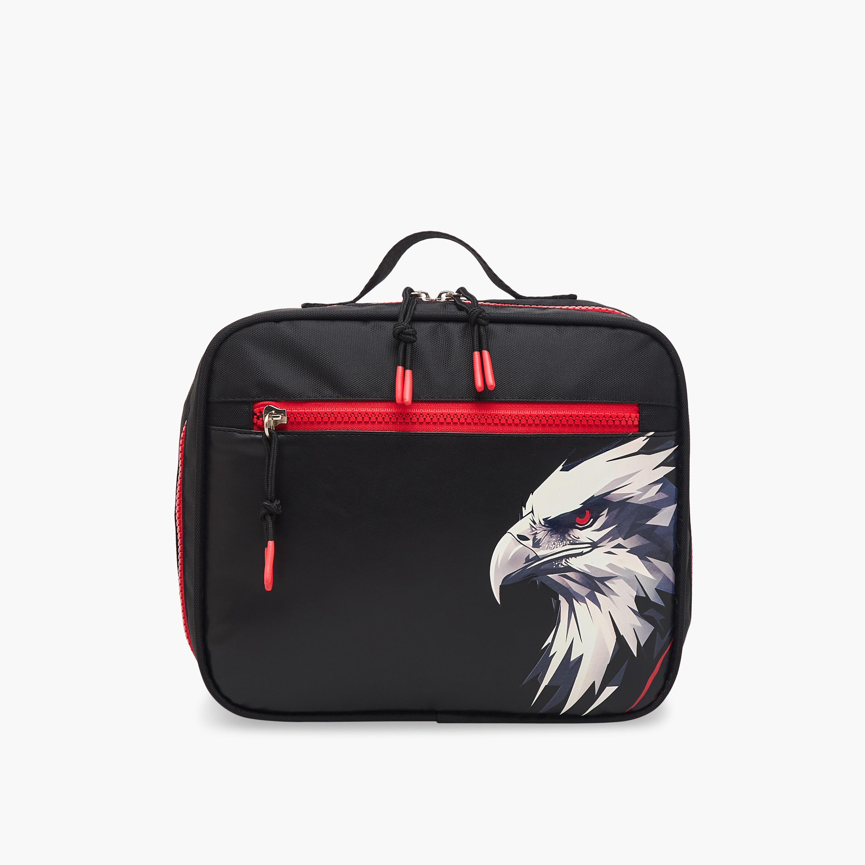 Juniors Eagle Print Lunch Bag with Zip Closure-school-lunchessentials-lunchbags-image-1