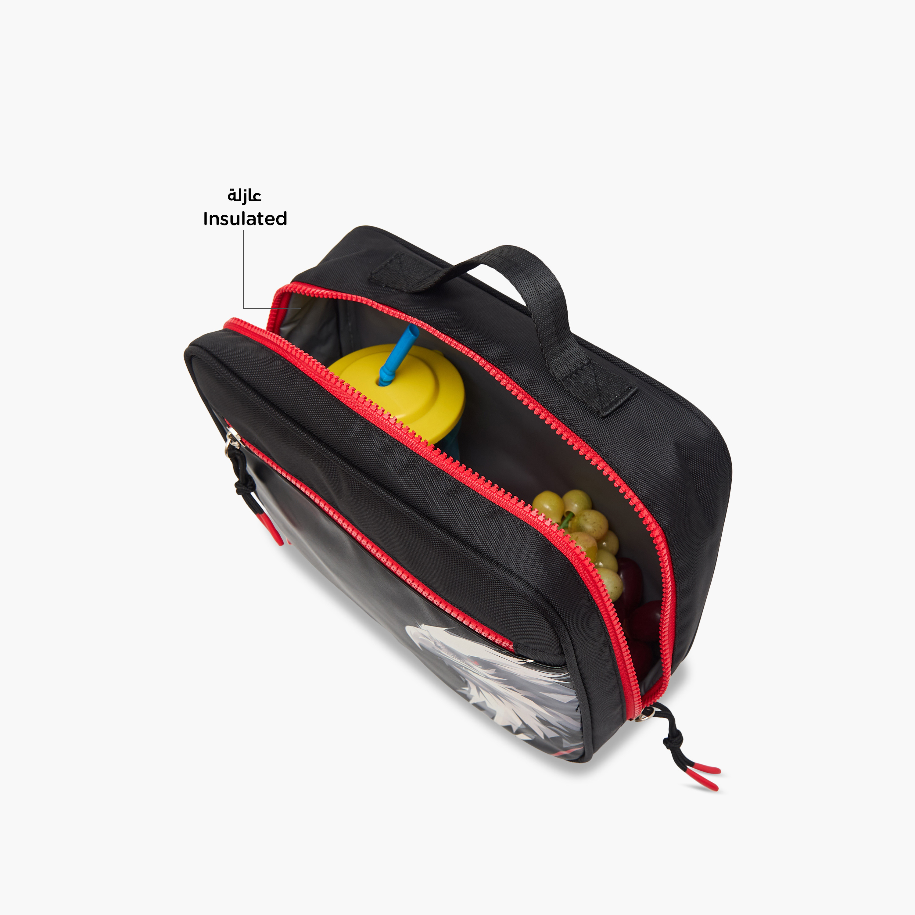Juniors Eagle Print Lunch Bag with Zip Closure-school-lunchessentials-lunchbags-image-9