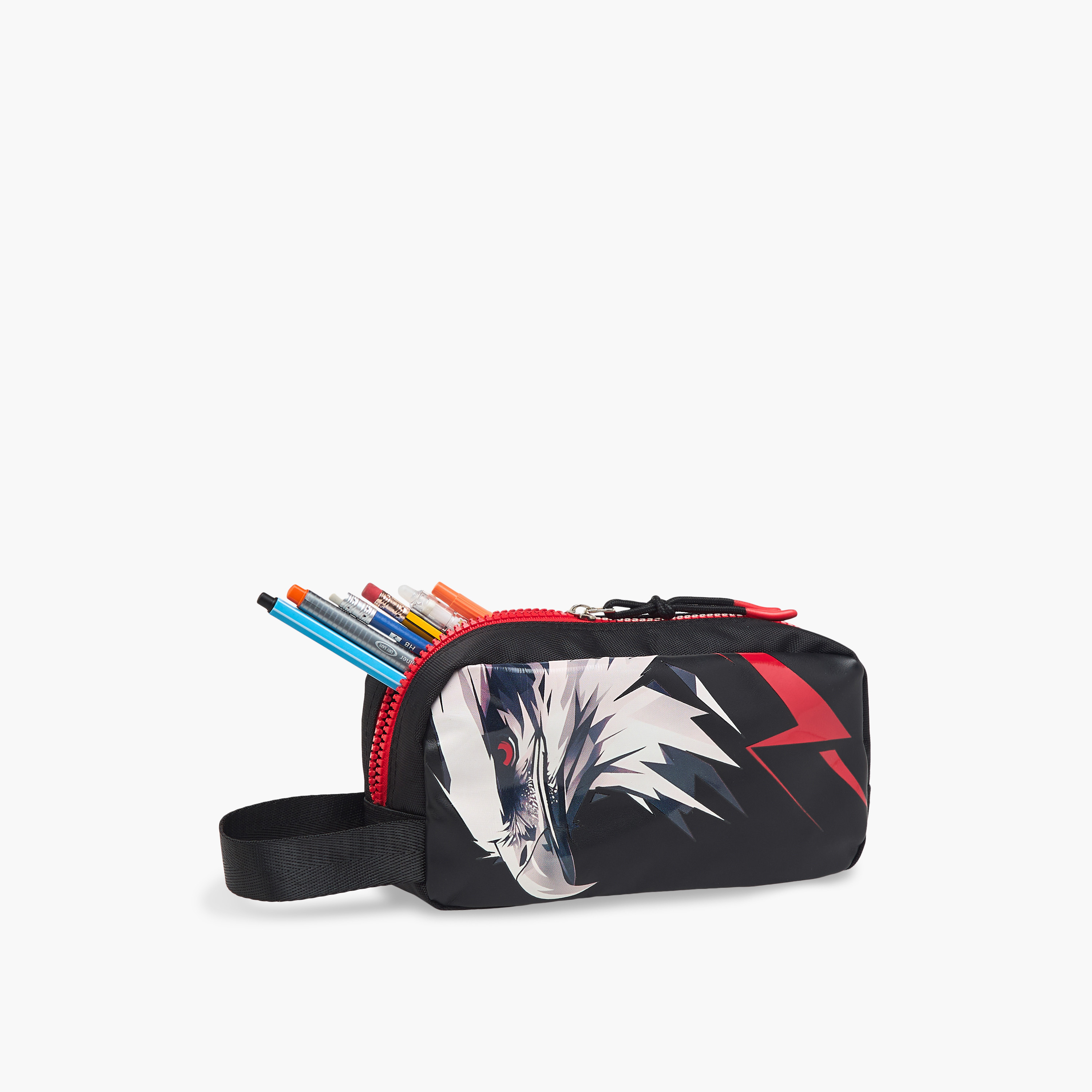 مقلمة بطبعات نسر وسحّاب إغلاق من جونيورز-school-stationery-pencilcases-image-5