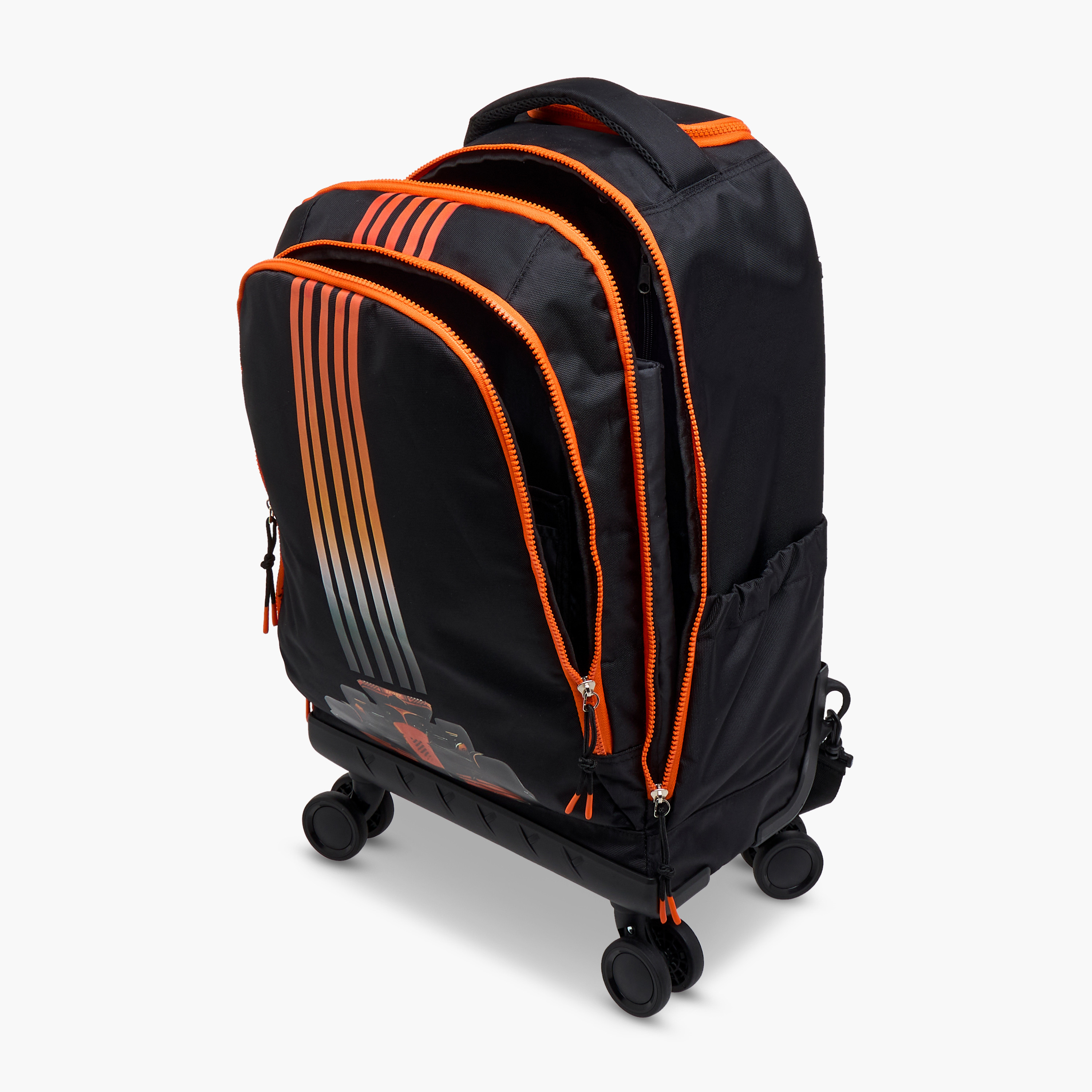 Juniors Graphic Trolley Bag for Boys 8-13 Years with Adjustable Strap -school-bagsandbackpacks-trolleybags-image-16