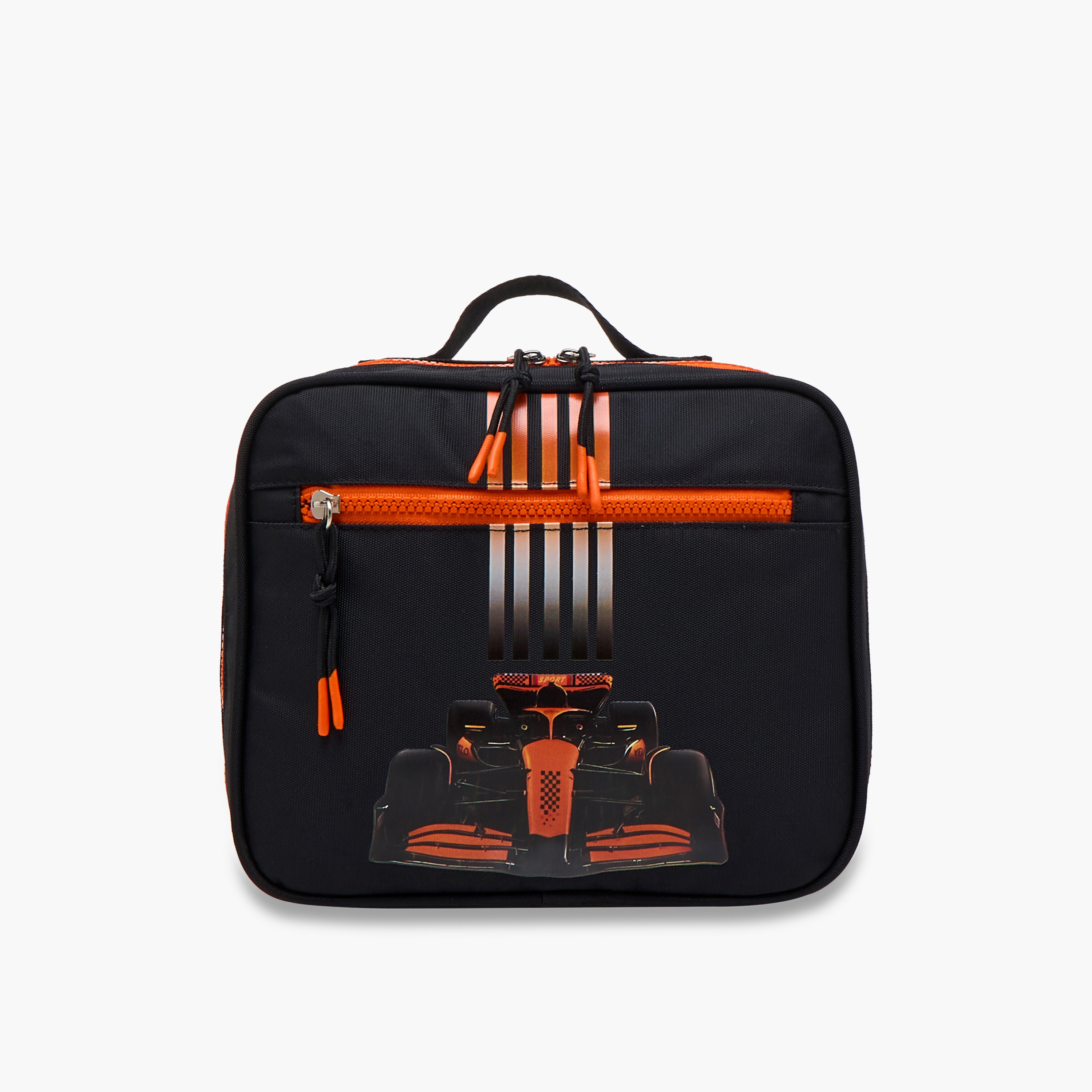 Juniors Cars Print Lunch Bag with Zip Closure-school-lunchessentials-lunchbags-image-1