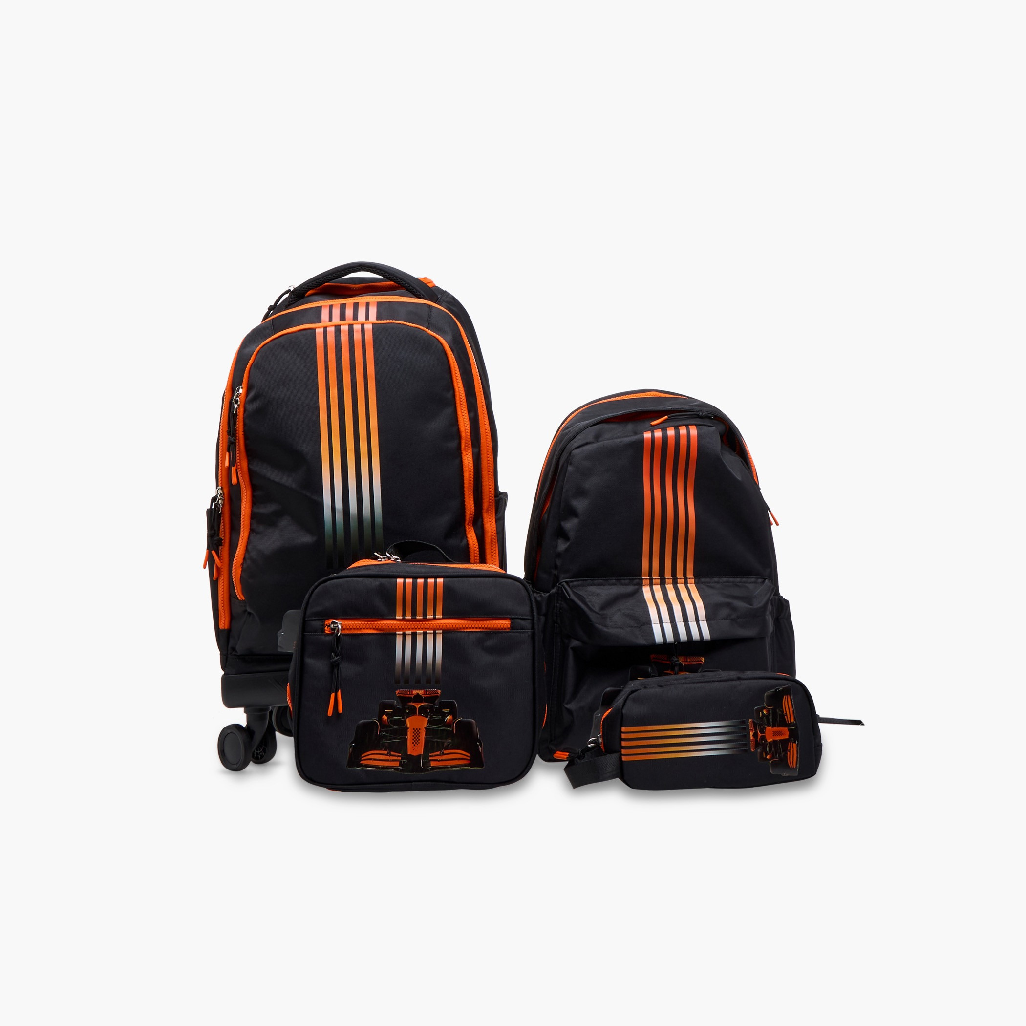 Juniors Cars Print Lunch Bag with Zip Closure-school-lunchessentials-lunchbags-image-2