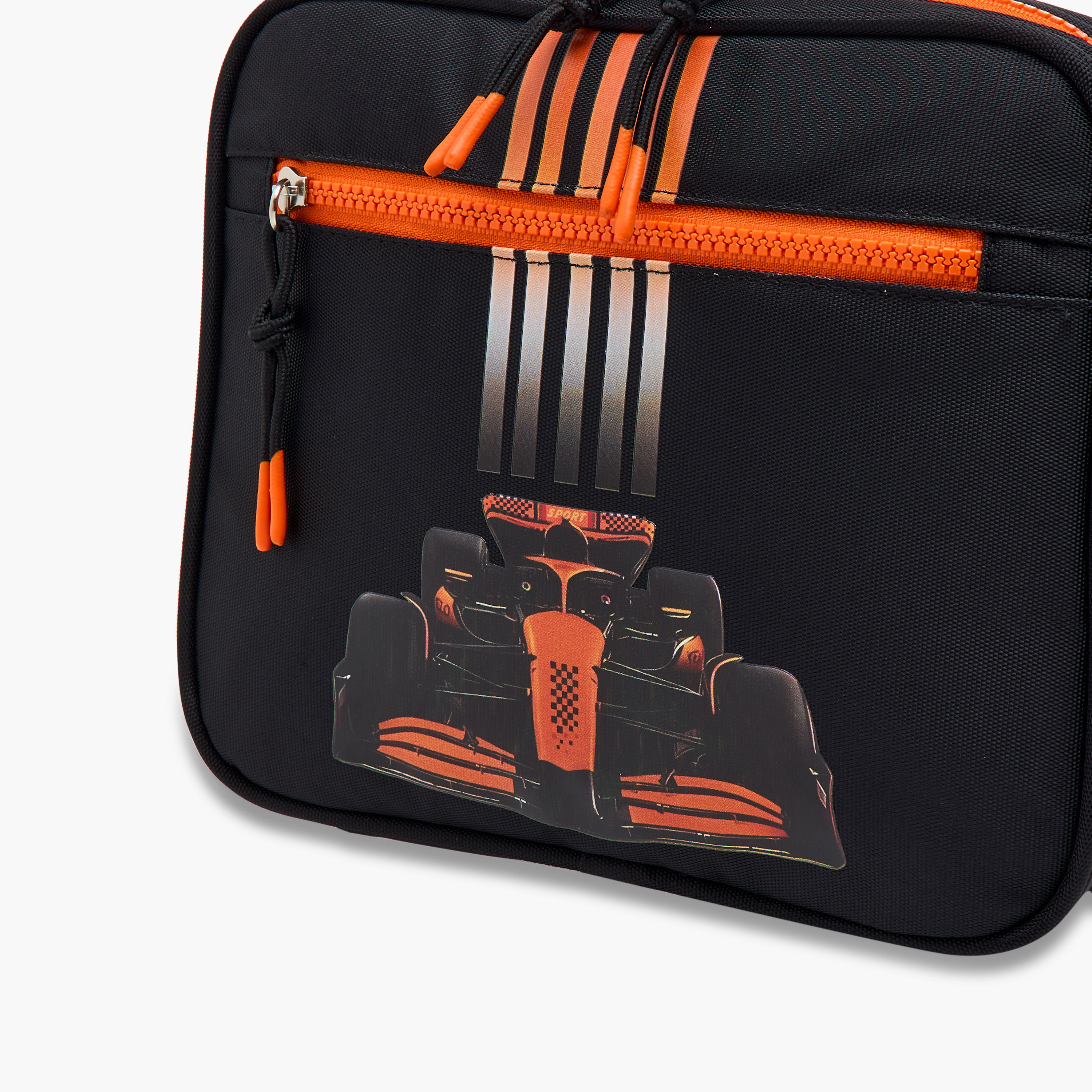 Juniors Cars Print Lunch Bag with Zip Closure-school-lunchessentials-lunchbags-image-6