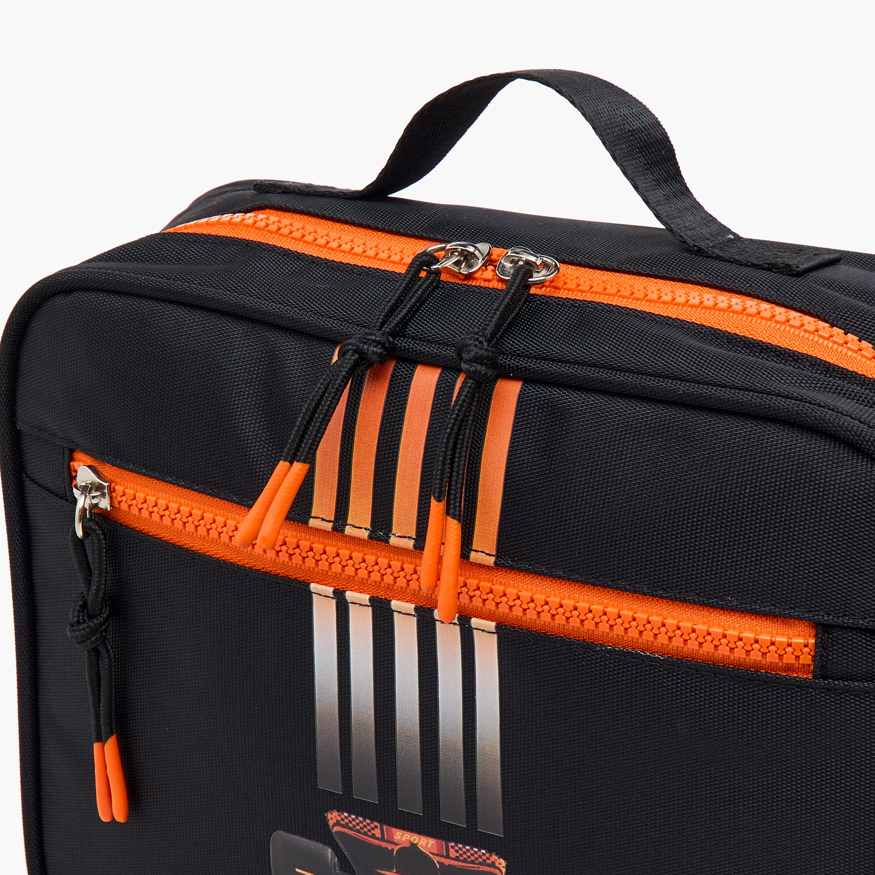 Juniors Cars Print Lunch Bag with Zip Closure-school-lunchessentials-lunchbags-image-7