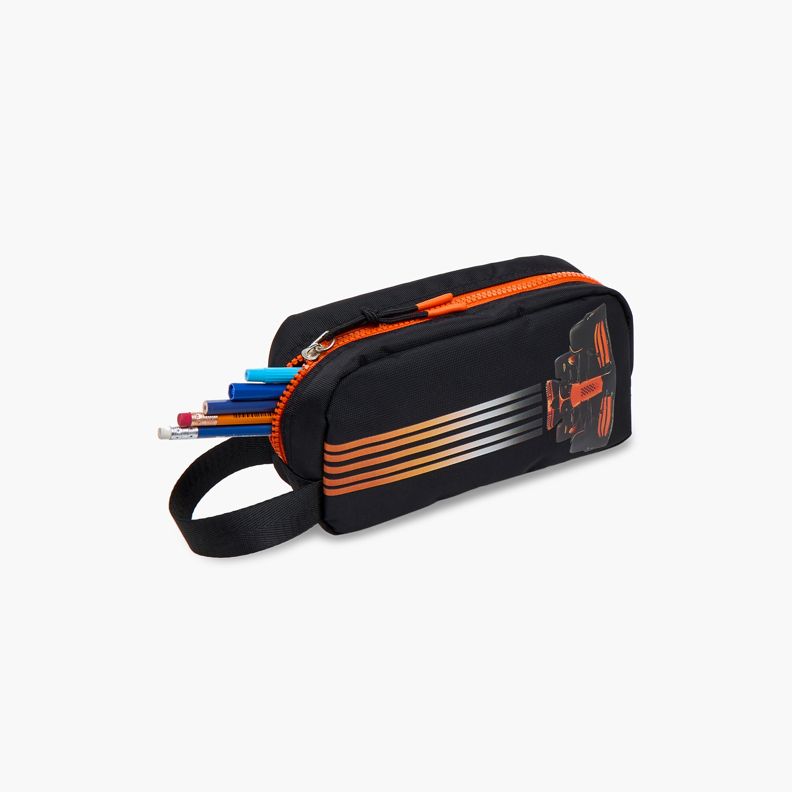 Juniors Cars Print Pencil Pouch with Zip Closure-school-stationery-pencilcases-image-8