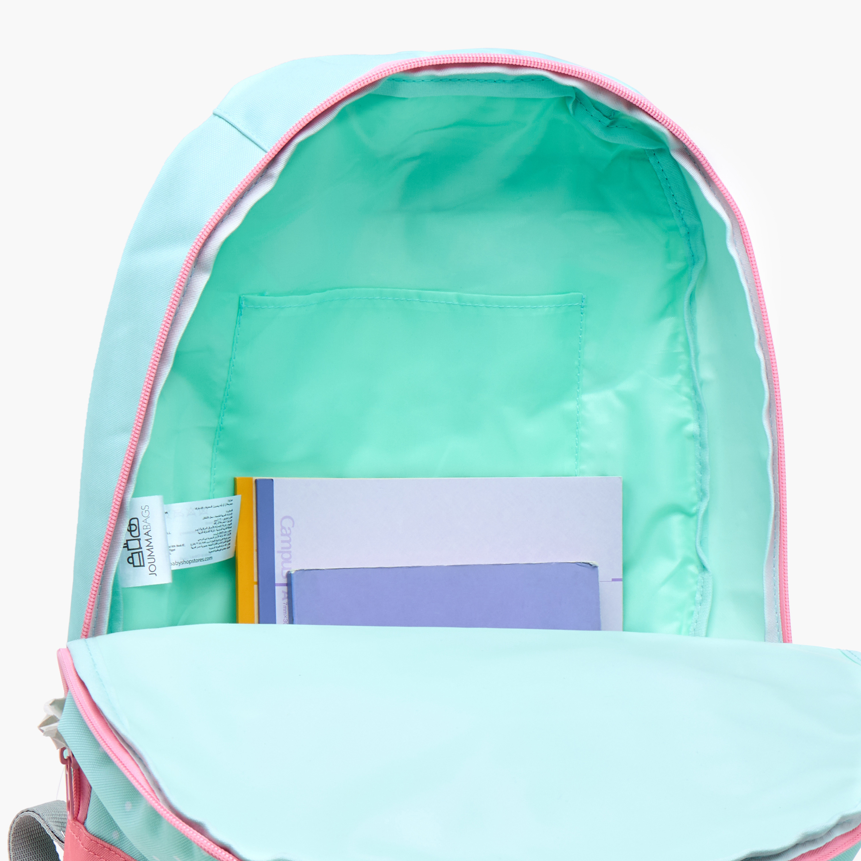 Movom Dinosaur Print Backpack with Adjustable Straps and Zip Closure - 17 inches-school-bagsandbackpacks-backpacks-image-9