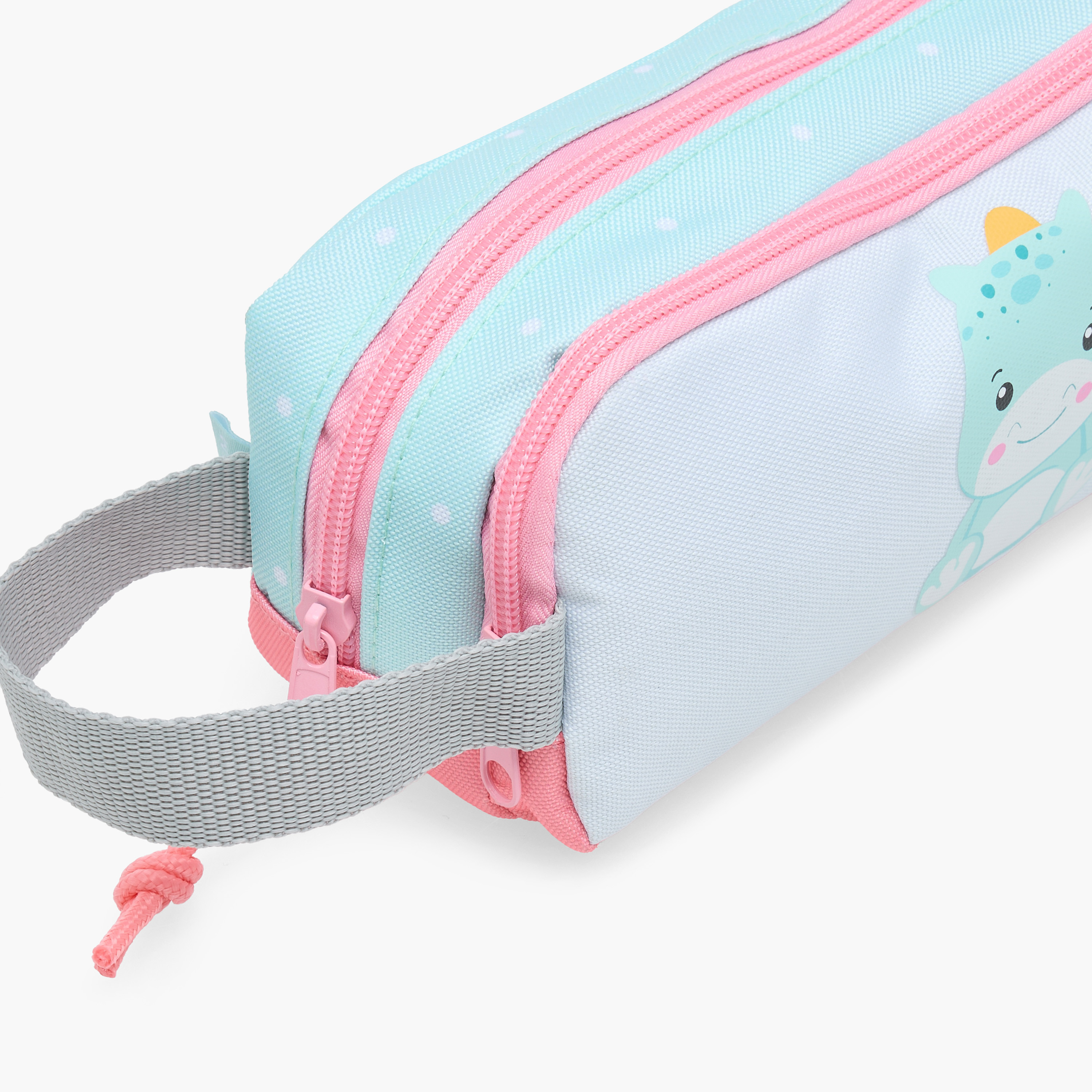 Movom Dinosaur Print 2-Compartment Pencil Pouch with Zip Closure-school-stationery-pencilcases-image-7