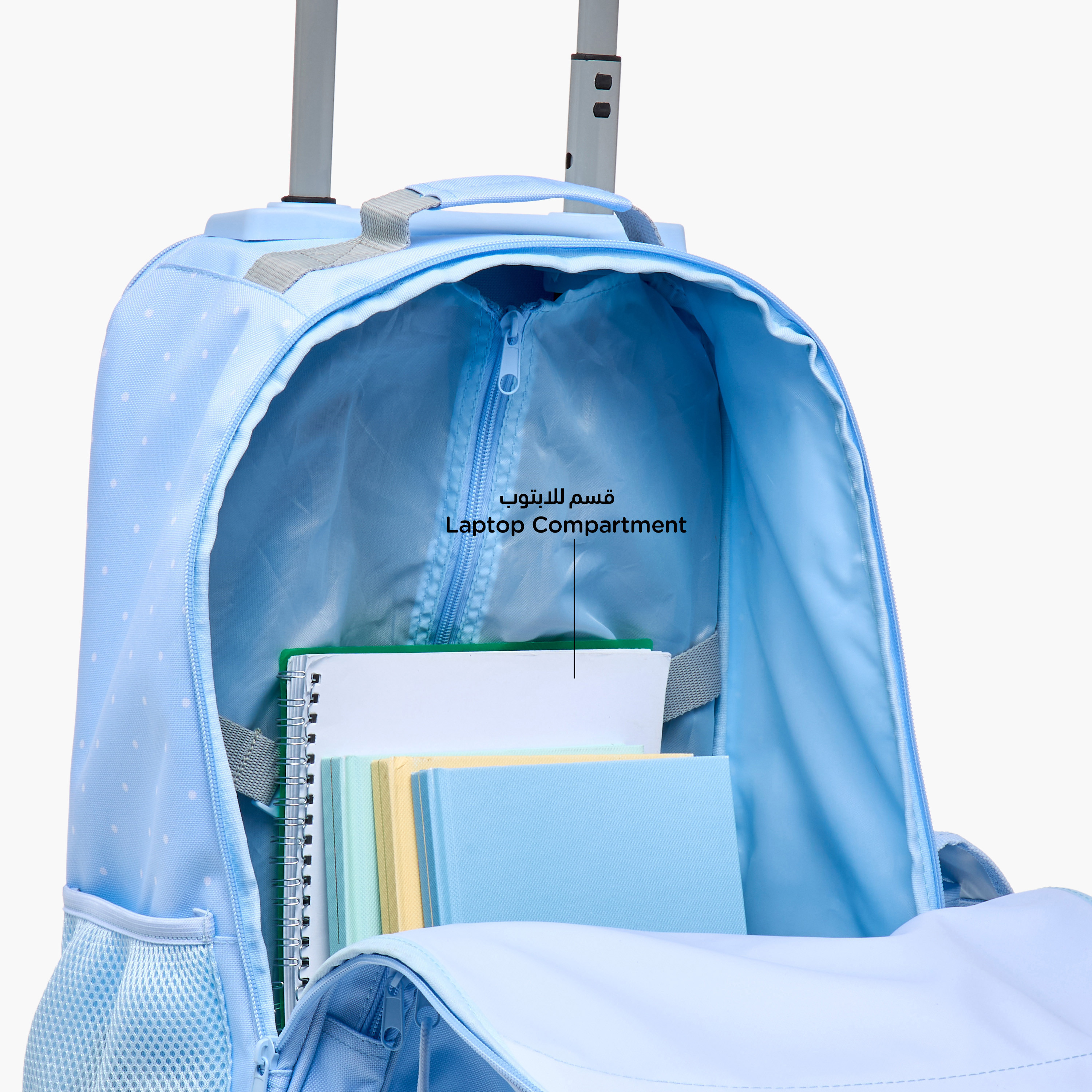 Movom Printed Convertible Trolley Backpack with Retractable Handle - 17 inches-school-bagsandbackpacks-trolleybags-image-16