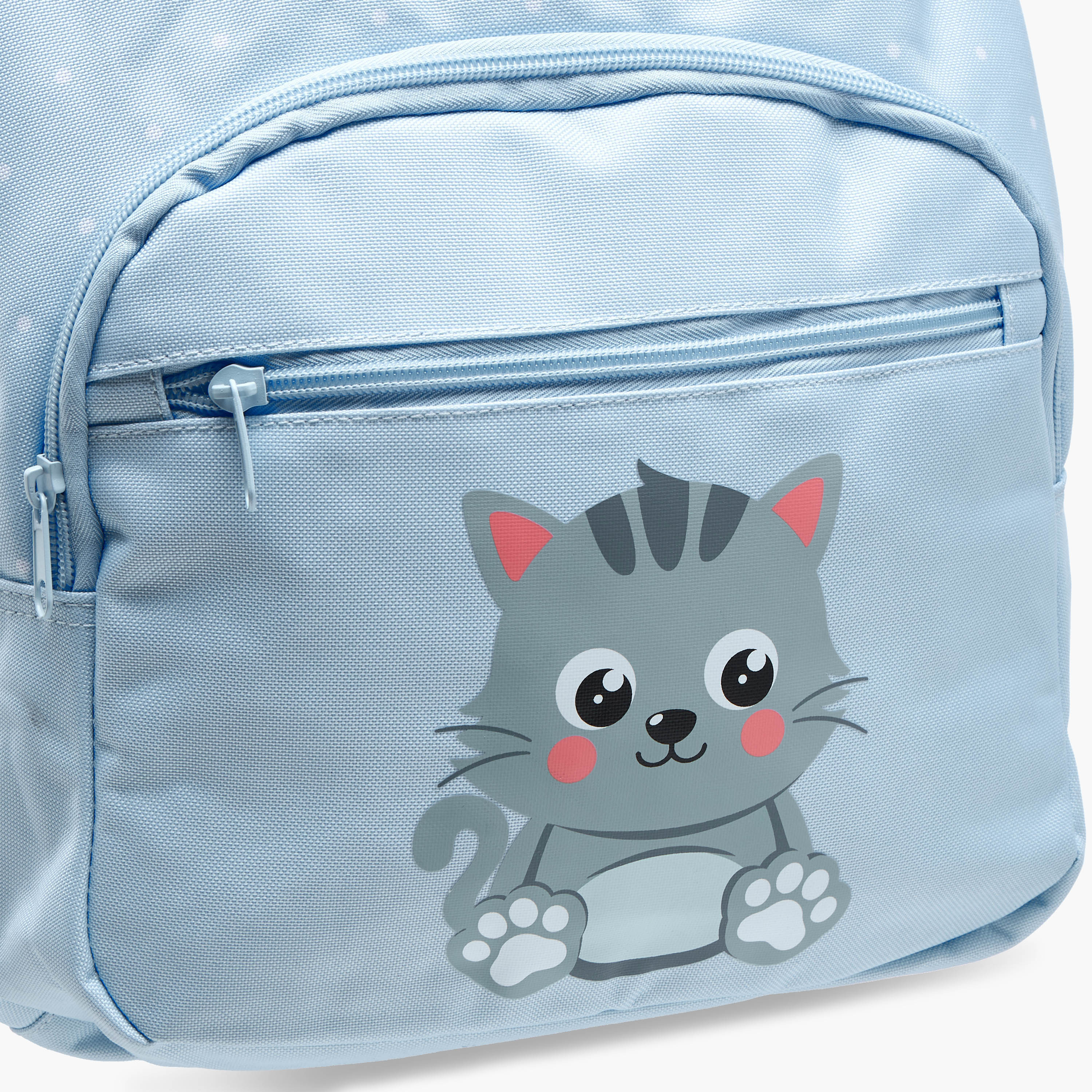 Movom Cat Print Backpack with Adjustable Straps and Zip Closure - 17 inches-school-bagsandbackpacks-backpacks-image-8
