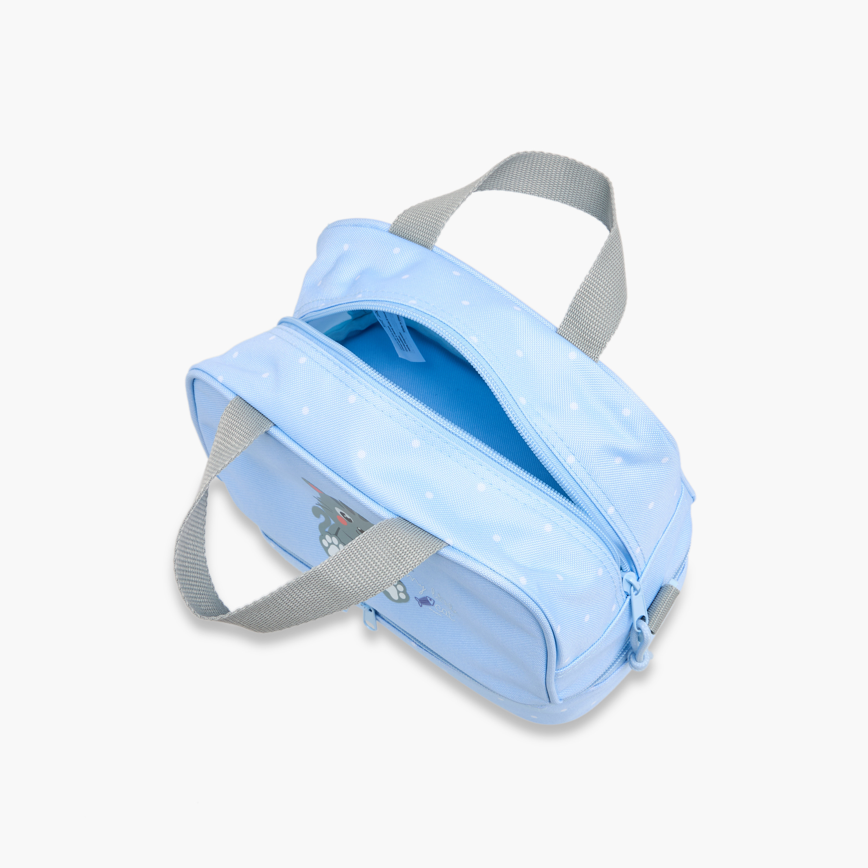 شنطة غداء مزدوجة الطبقة بطبعات قطة وسحاب إغلاق من موفوم-school-lunchessentials-lunchbags-image-3