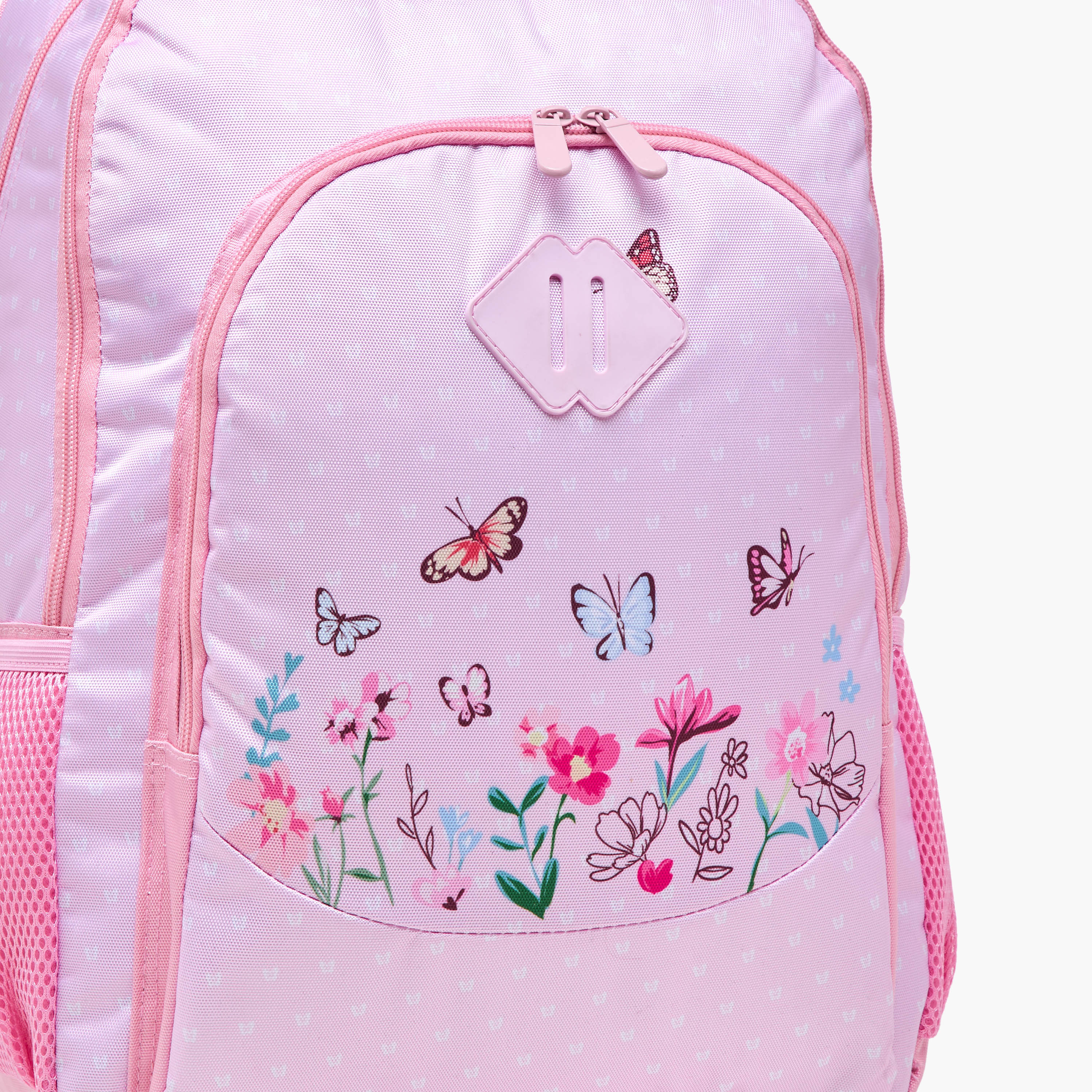طقم شنطة ترولي مدرسية 3 قطع للبنات 8-13 سنة مع شنطة غداء ومقلمة بطبعات من جونيورز-school-bagsandbackpacks-trolleybags-image-12