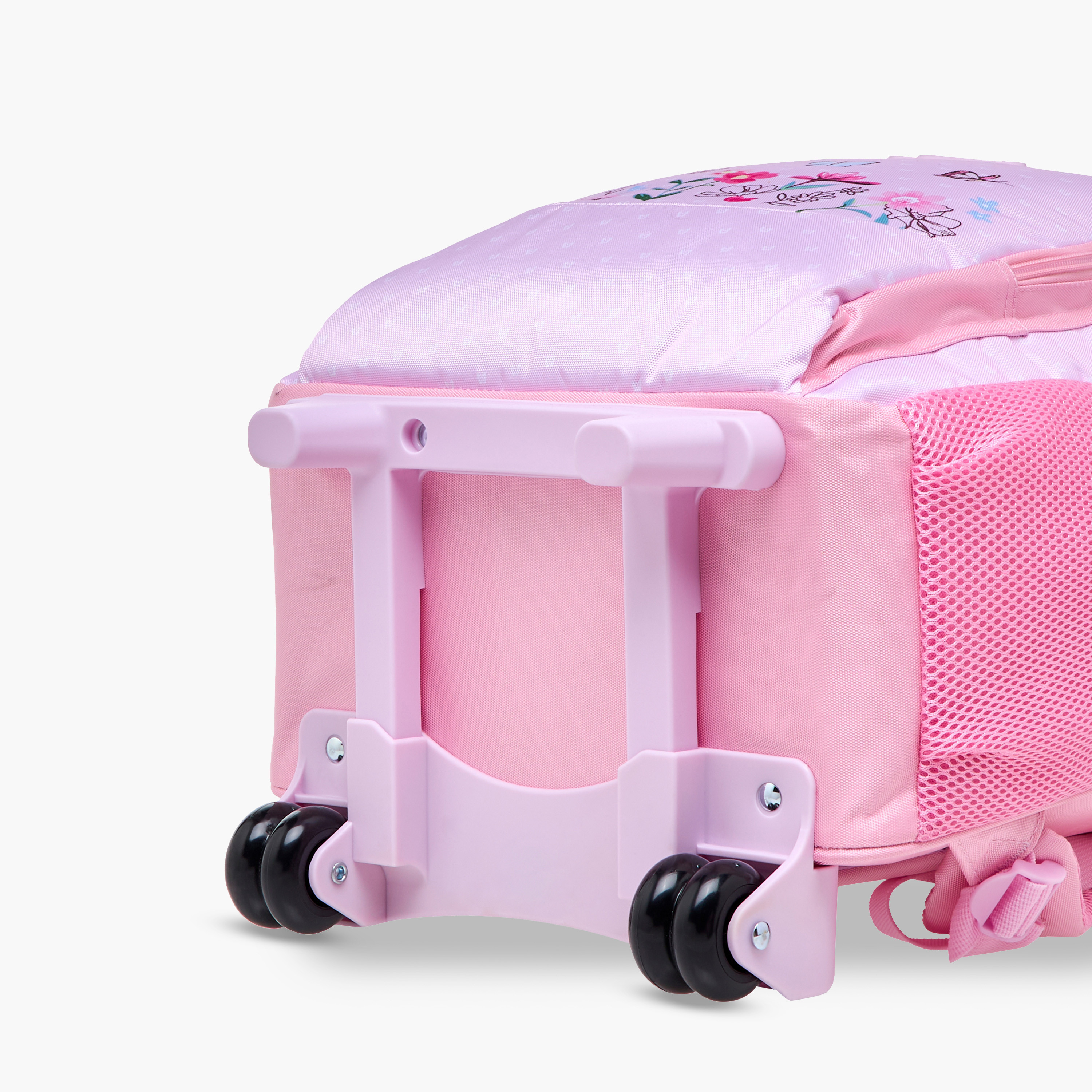 طقم شنطة ترولي مدرسية 3 قطع للبنات 8-13 سنة مع شنطة غداء ومقلمة بطبعات من جونيورز-school-bagsandbackpacks-trolleybags-image-15