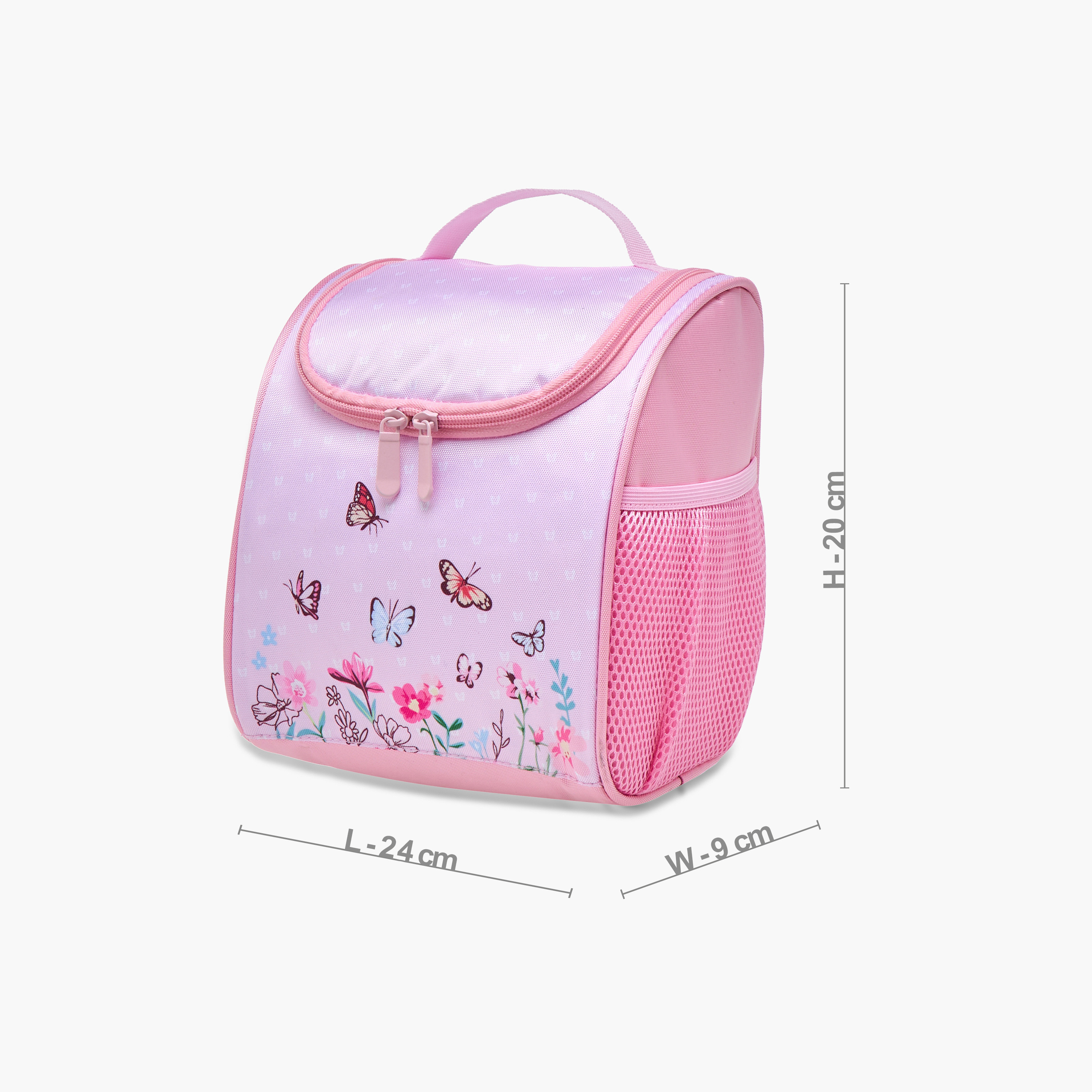 طقم شنطة ترولي مدرسية 3 قطع للبنات 8-13 سنة مع شنطة غداء ومقلمة بطبعات من جونيورز-school-bagsandbackpacks-trolleybags-image-20