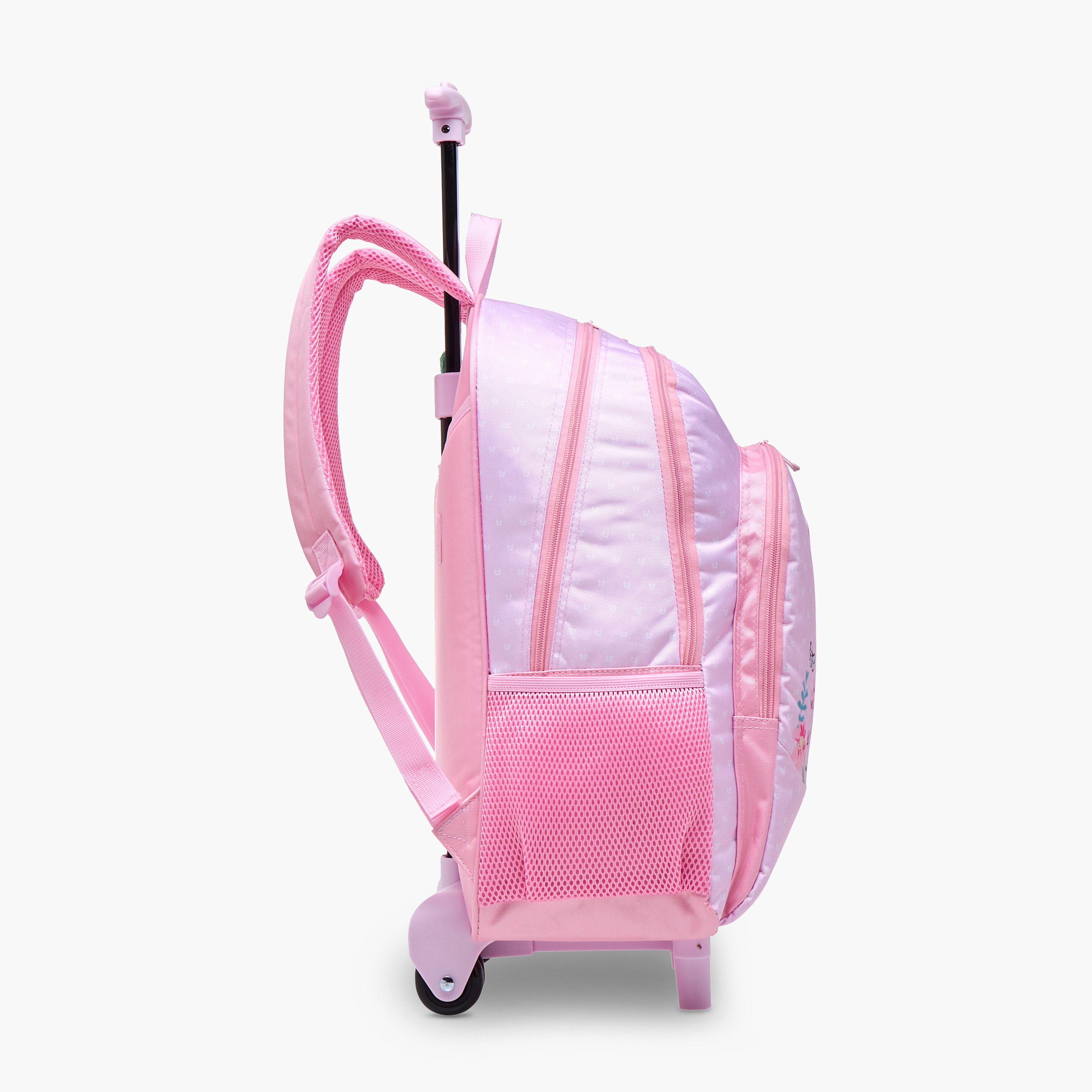 طقم شنطة ترولي مدرسية 3 قطع للبنات 8-13 سنة مع شنطة غداء ومقلمة بطبعات من جونيورز-school-bagsandbackpacks-trolleybags-image-6