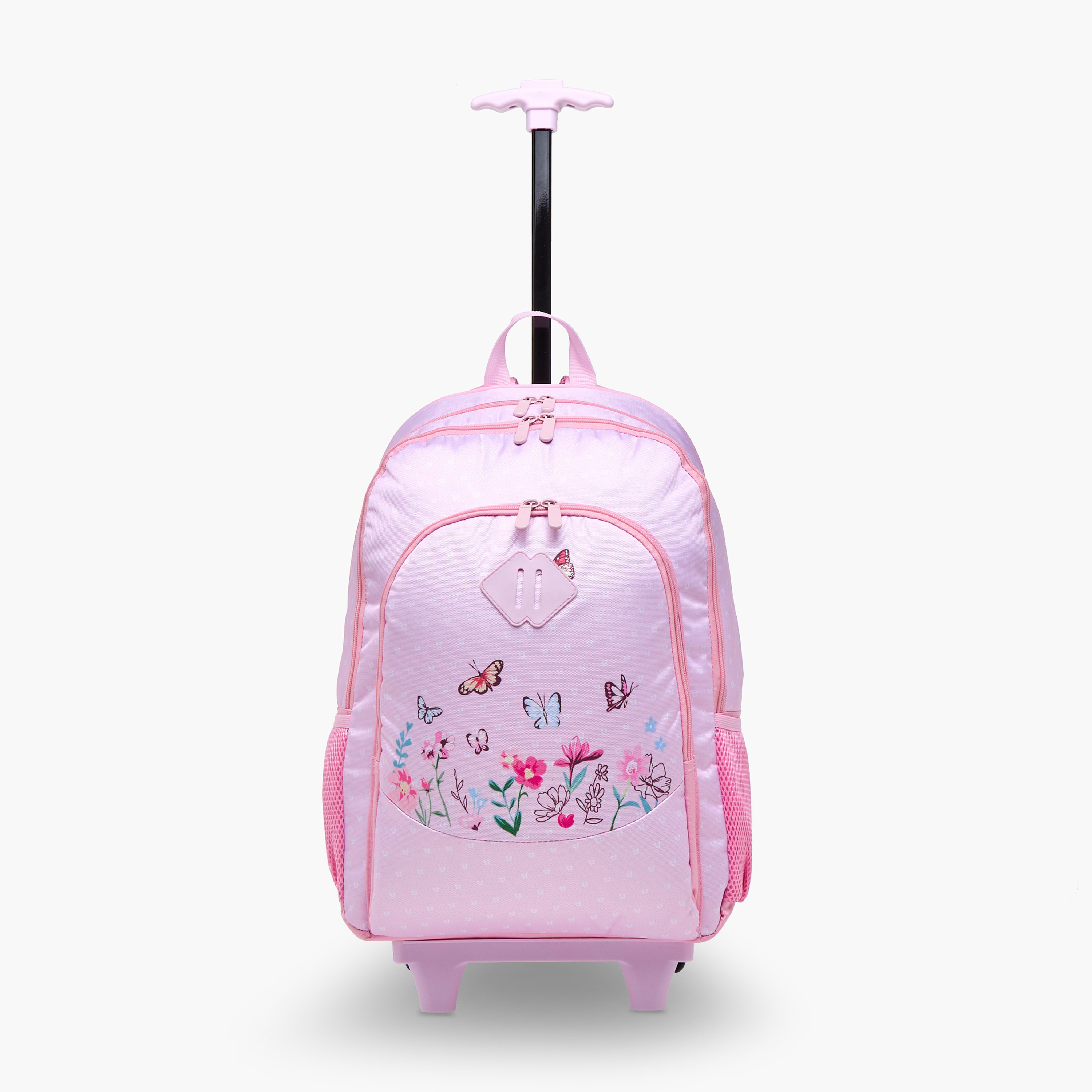 طقم شنطة ترولي مدرسية 3 قطع للبنات 8-13 سنة مع شنطة غداء ومقلمة بطبعات من جونيورز-school-bagsandbackpacks-trolleybags-image-10