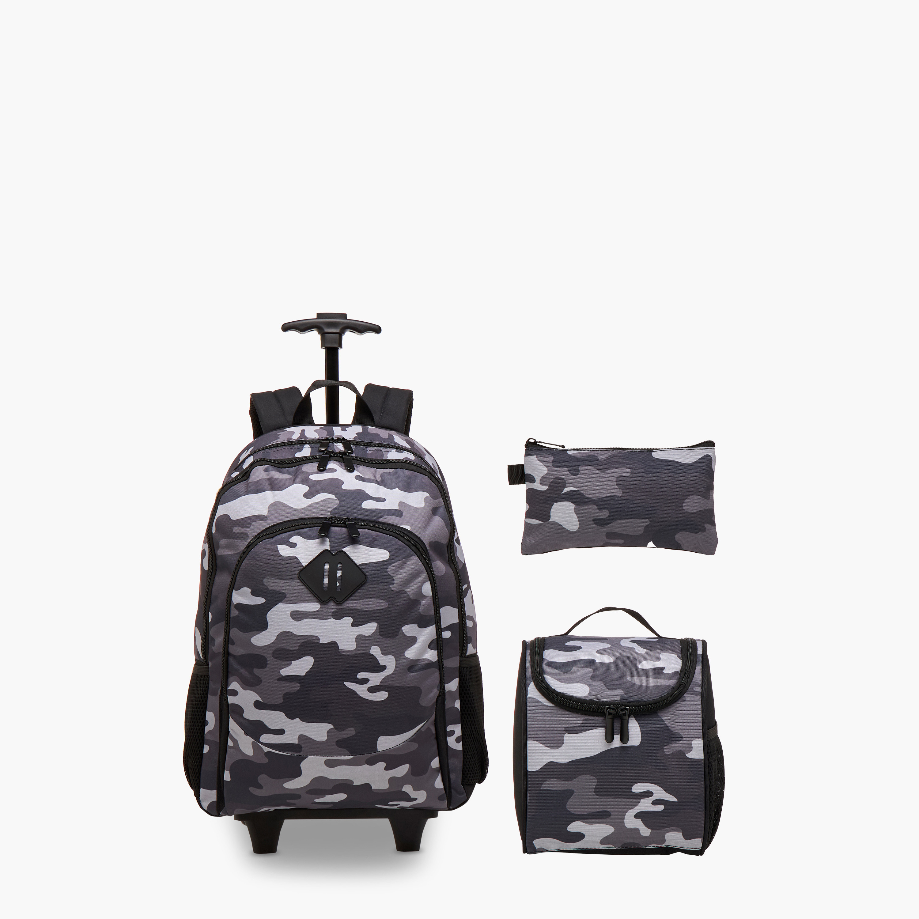 Juniors Printed 3-Piece School Trolley Bag Set for Boys 8-13 Years with Lunch Bag and Pencil Pouch -school-bagsandbackpacks-trolleybags-image-1