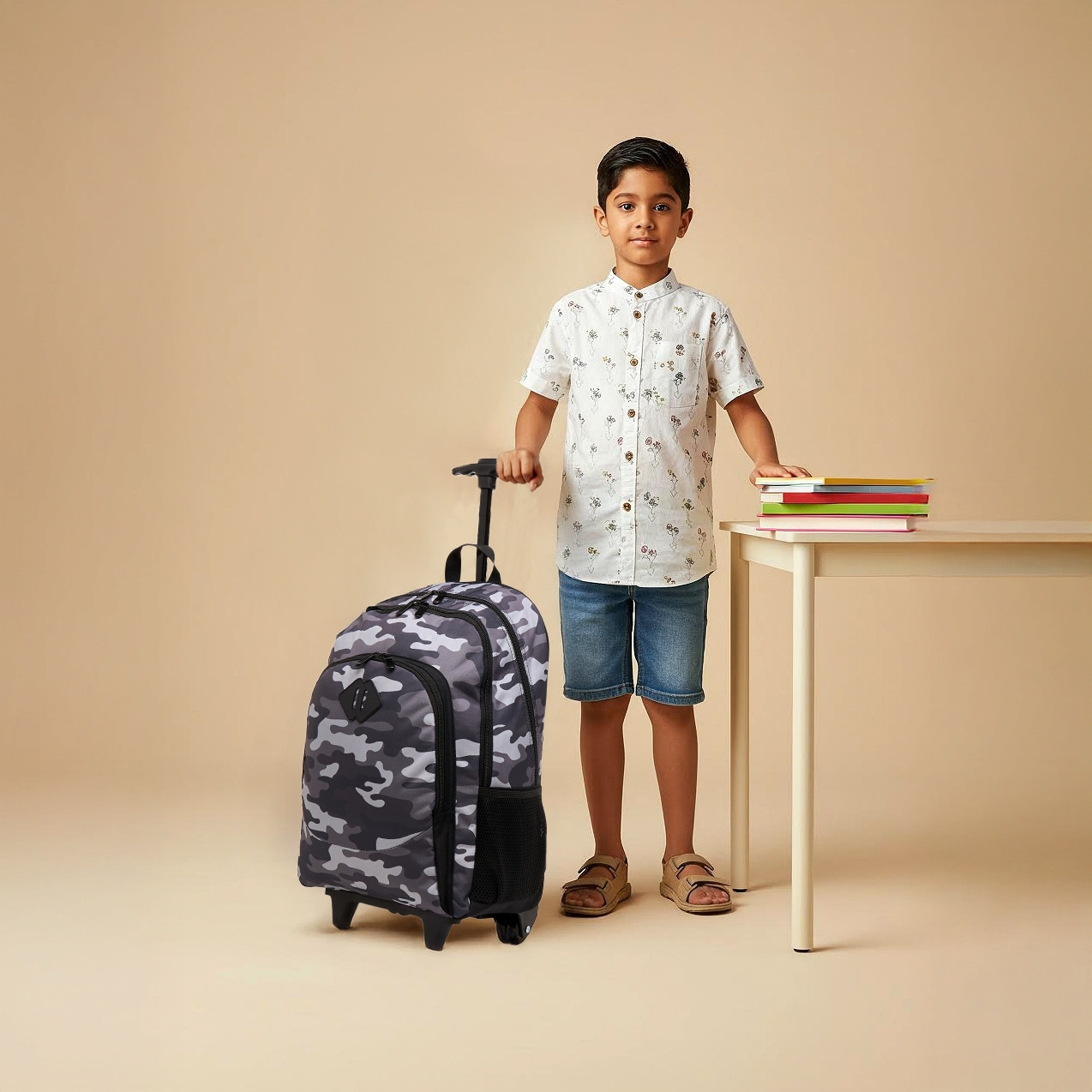 Juniors Printed 3-Piece School Trolley Bag Set for Boys 8-13 Years with Lunch Bag and Pencil Pouch -school-bagsandbackpacks-trolleybags-image-2