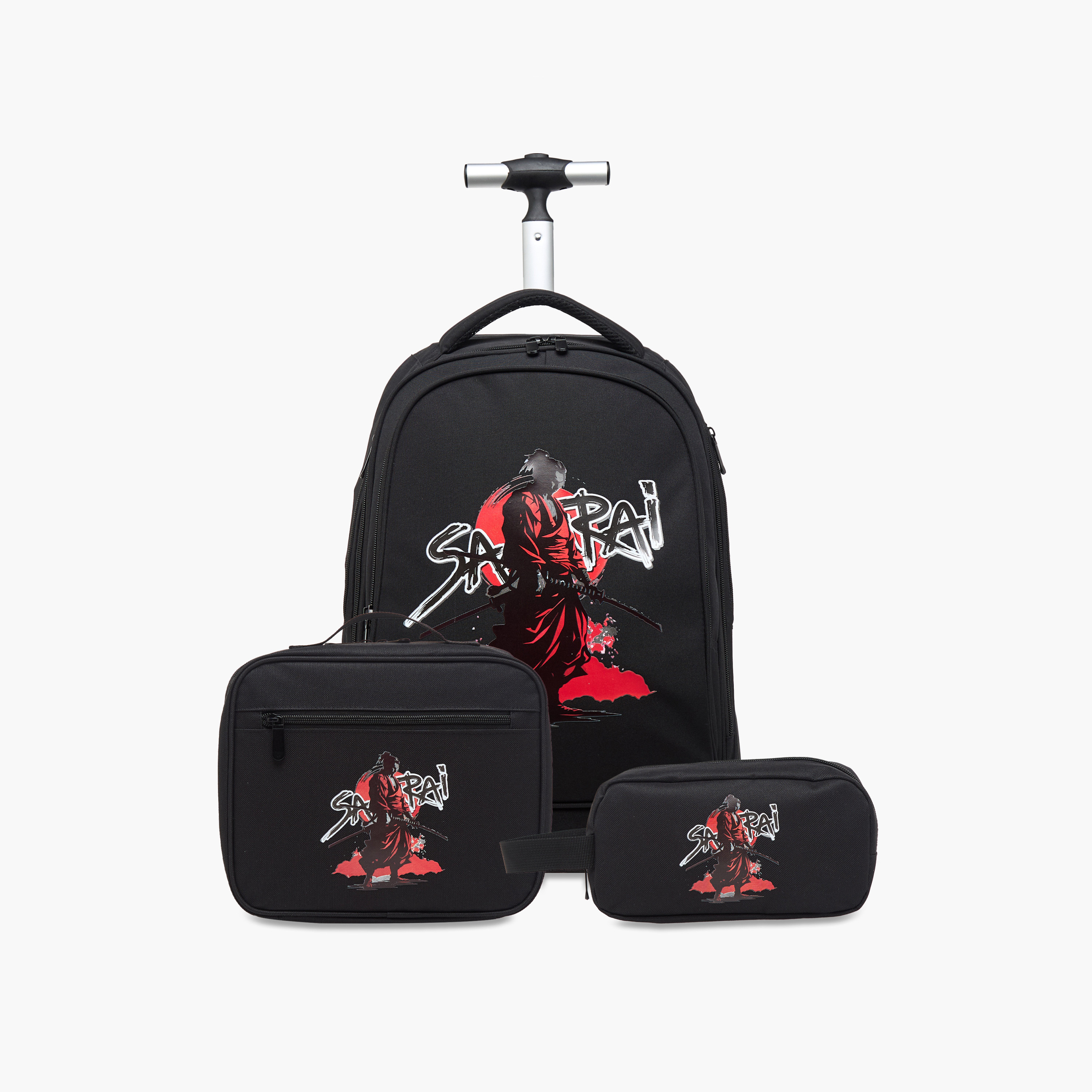 شنطة ظهر بطبعات ساموراي بحمّالات قابلة للتعديل وسحاب إغلاق من جونيورز - 18 بوصة-school-bagsandbackpacks-backpacks-image-11