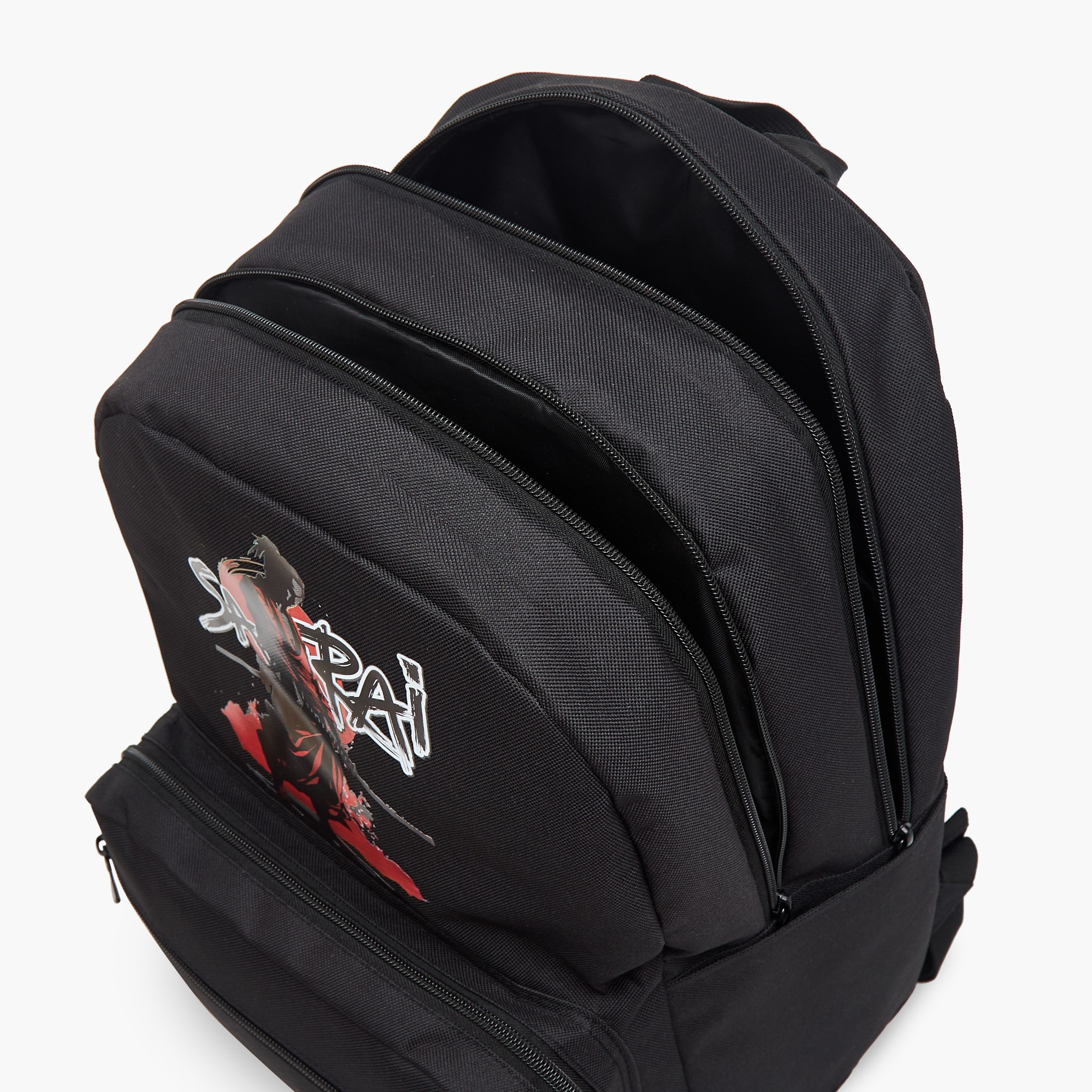شنطة ظهر بطبعات ساموراي بحمّالات قابلة للتعديل وسحاب إغلاق من جونيورز - 18 بوصة-school-bagsandbackpacks-backpacks-image-9