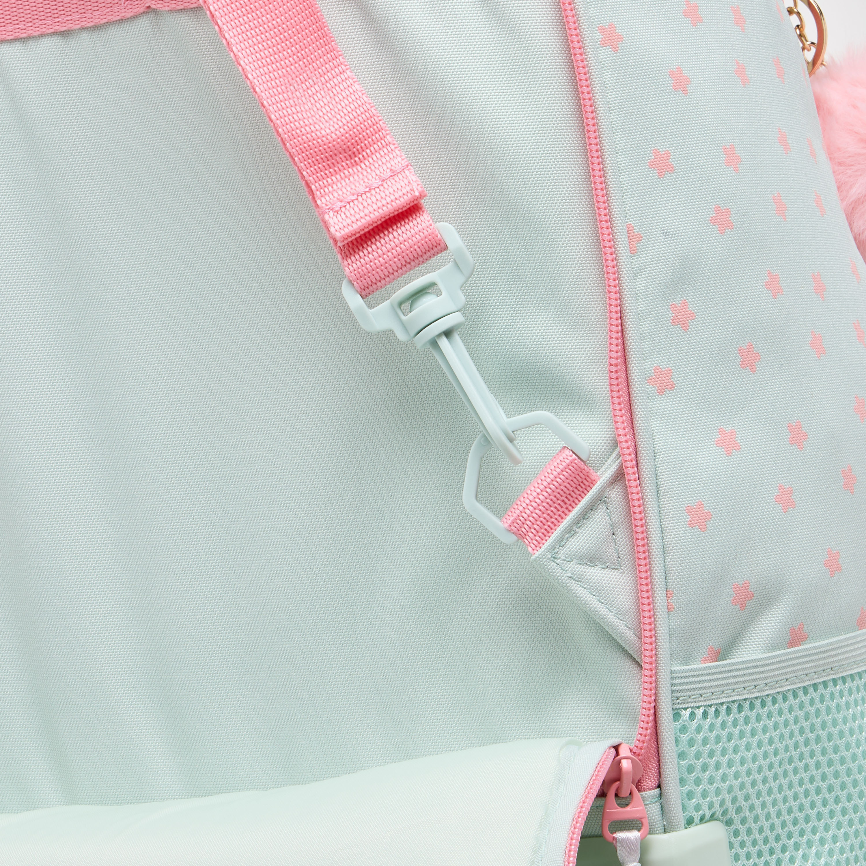Juniors Butterfly Print Trolley Backpack with Retractable Handle and Zip Closure - 18 Inches-school-bagsandbackpacks-trolleybags-image-10