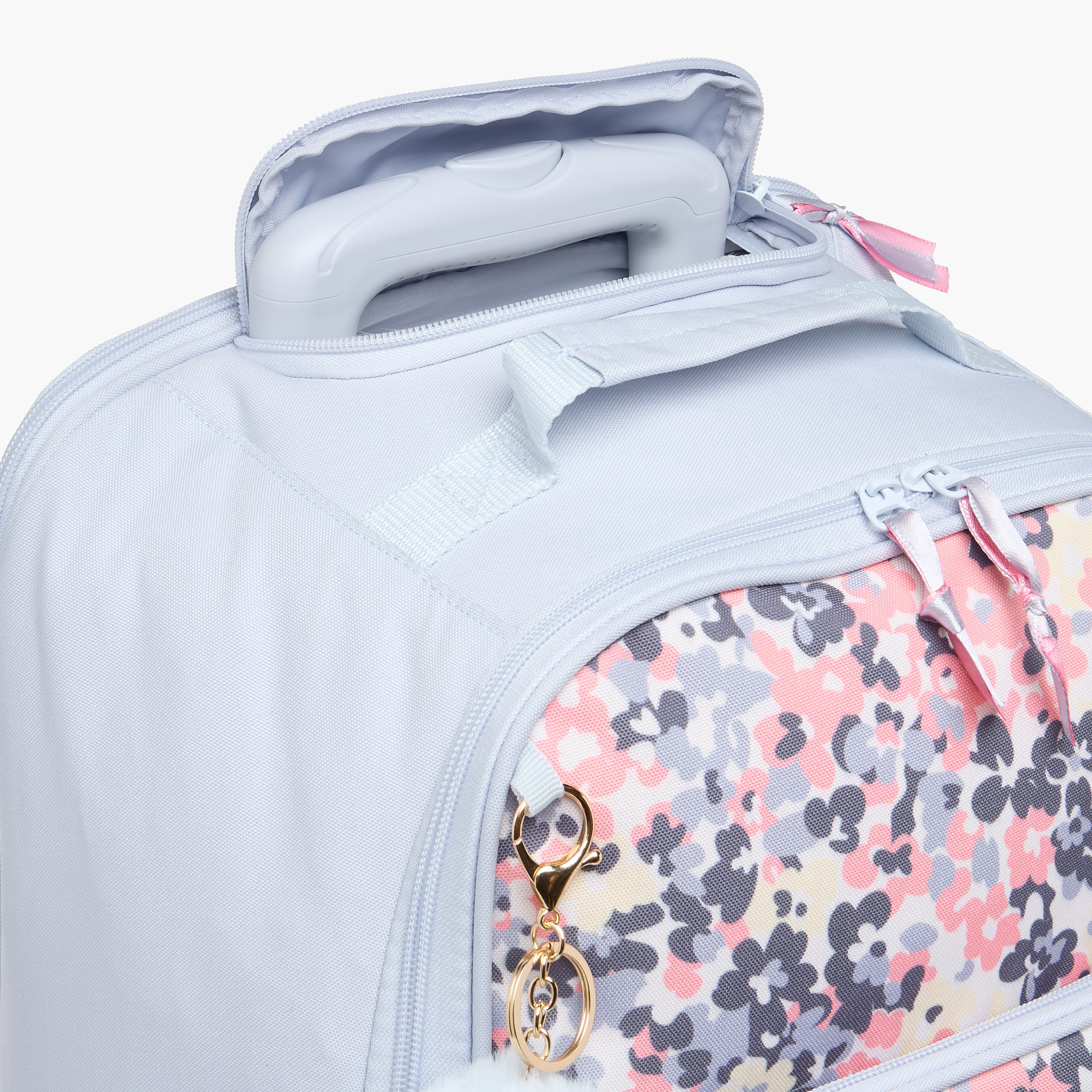 شنطة ظهر ترولي بطبعات مع مقبض قابل للسحب وسحاب إغلاق من جونيورز - 18 بوصة-school-bagsandbackpacks-trolleybags-image-10