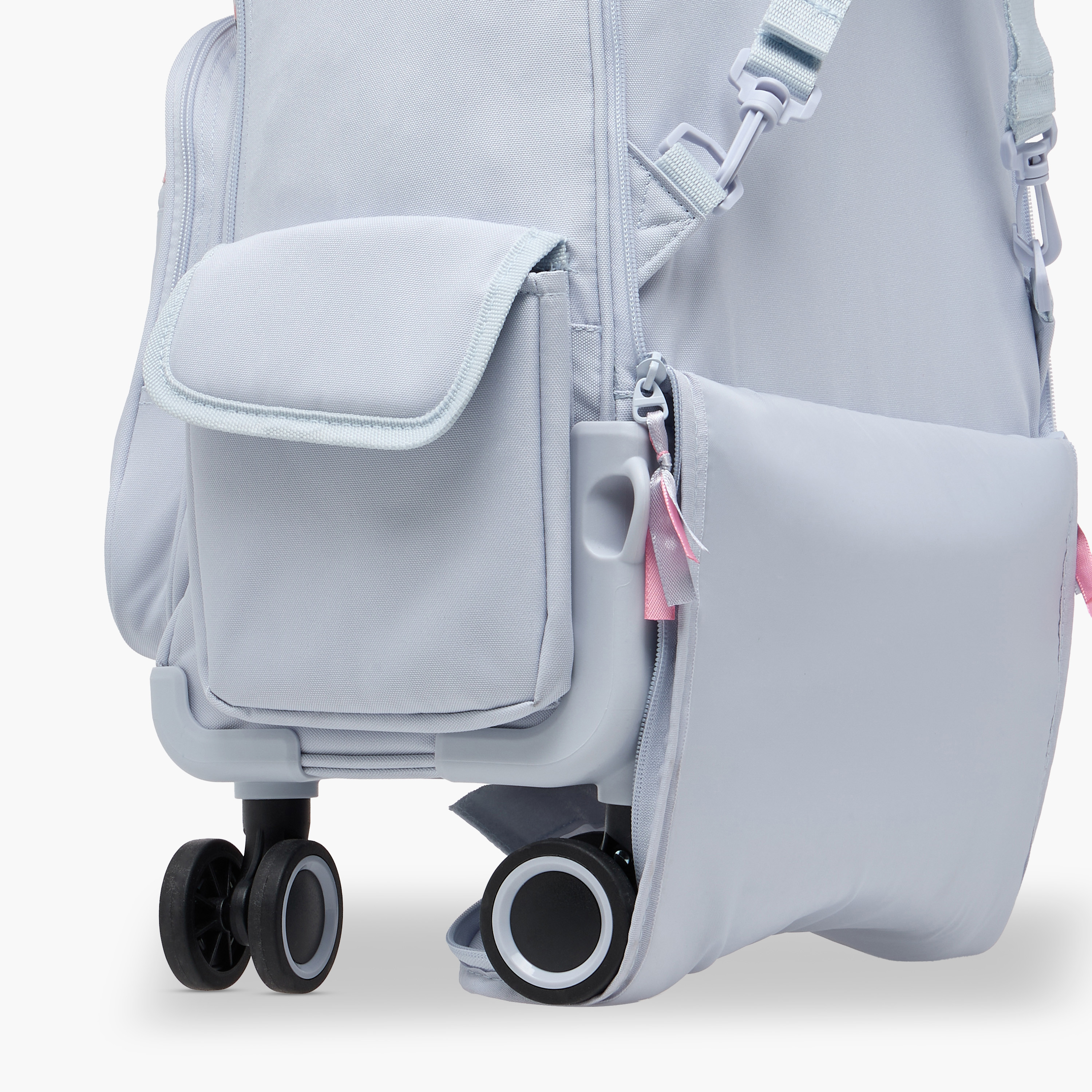 شنطة ظهر ترولي بطبعات مع مقبض قابل للسحب وسحاب إغلاق من جونيورز - 18 بوصة-school-bagsandbackpacks-trolleybags-image-8