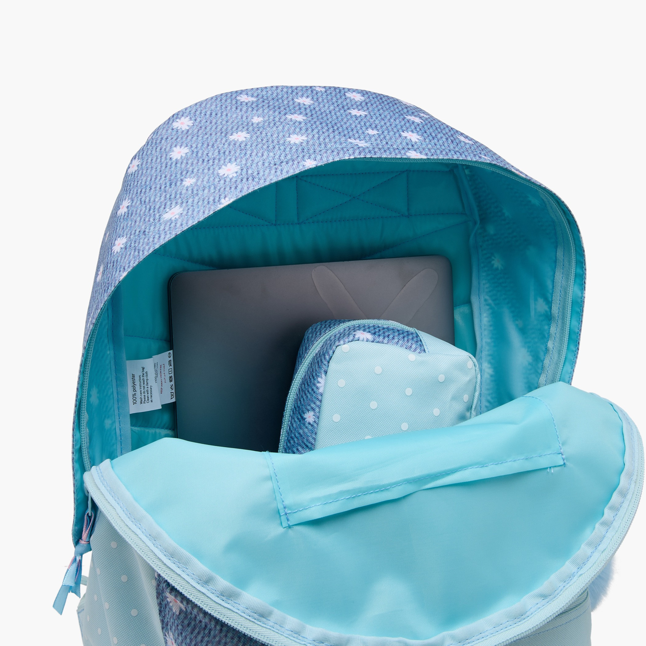Juniors Printed Backpack with Adjustable Straps and Zip Closure - 18 inches-school-bagsandbackpacks-backpacks-image-9