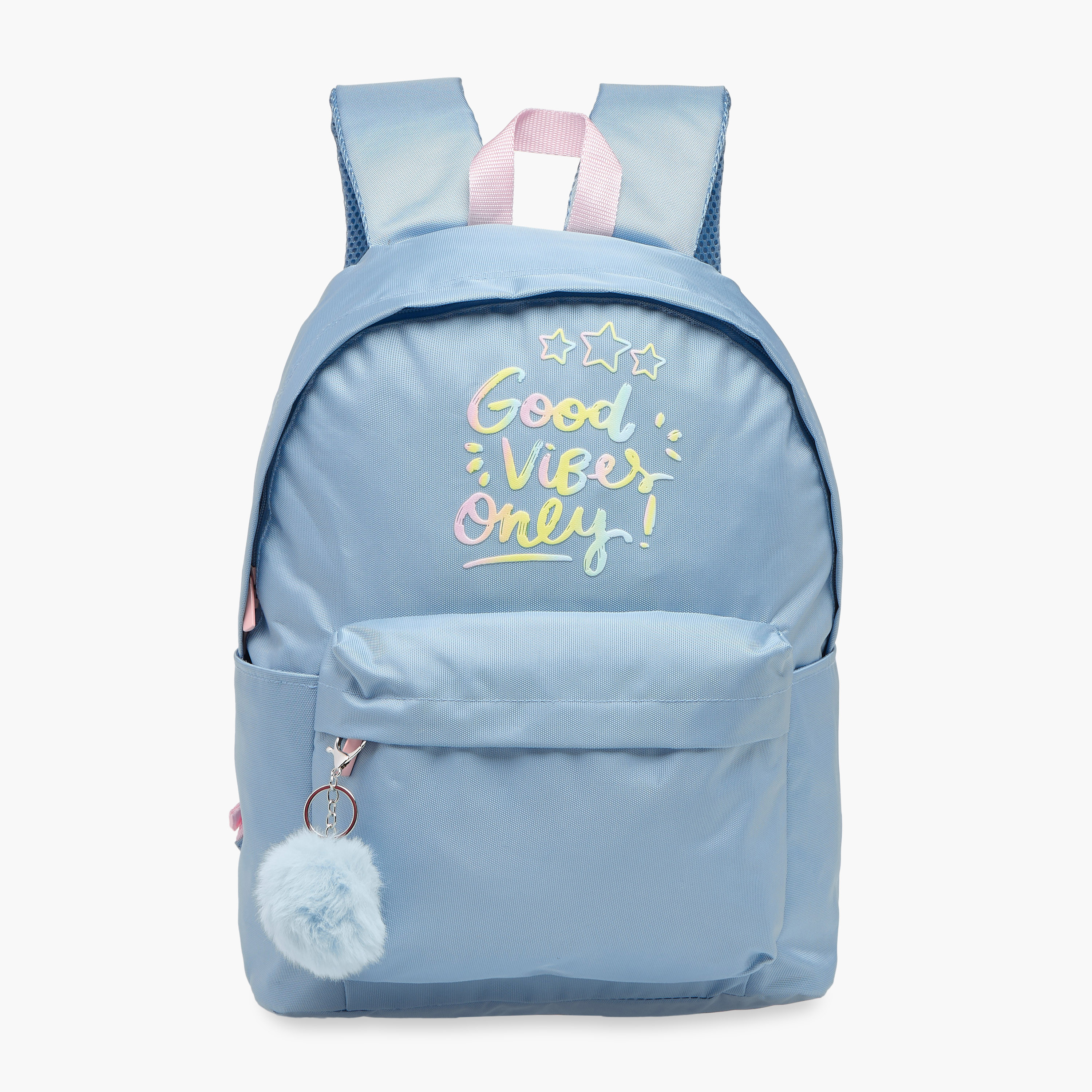 شنطة ظهر بطبعات شعار وحمالات قابلة للتعديل وسحاب إغلاق من جونيورز - 18 بوصة-school-bagsandbackpacks-backpacks-image-1