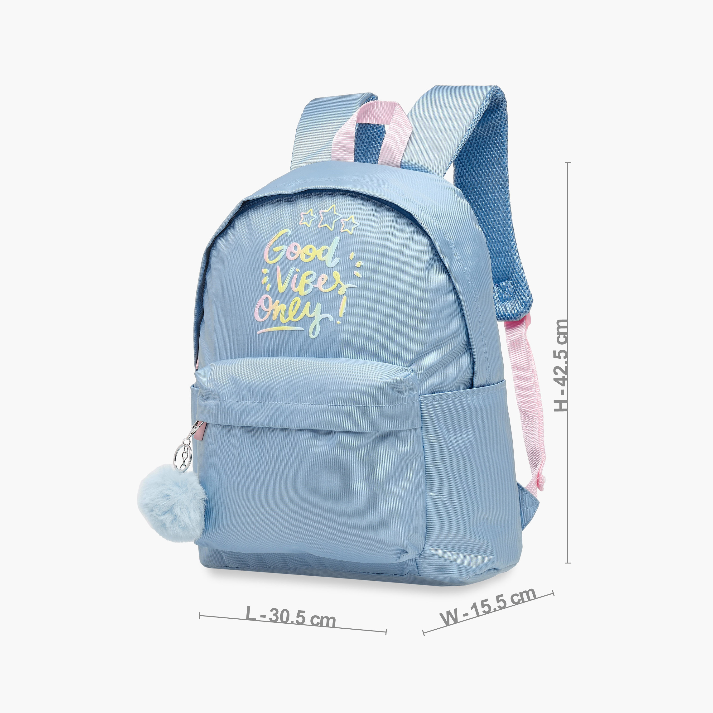 شنطة ظهر بطبعات شعار وحمالات قابلة للتعديل وسحاب إغلاق من جونيورز - 18 بوصة-school-bagsandbackpacks-backpacks-image-2