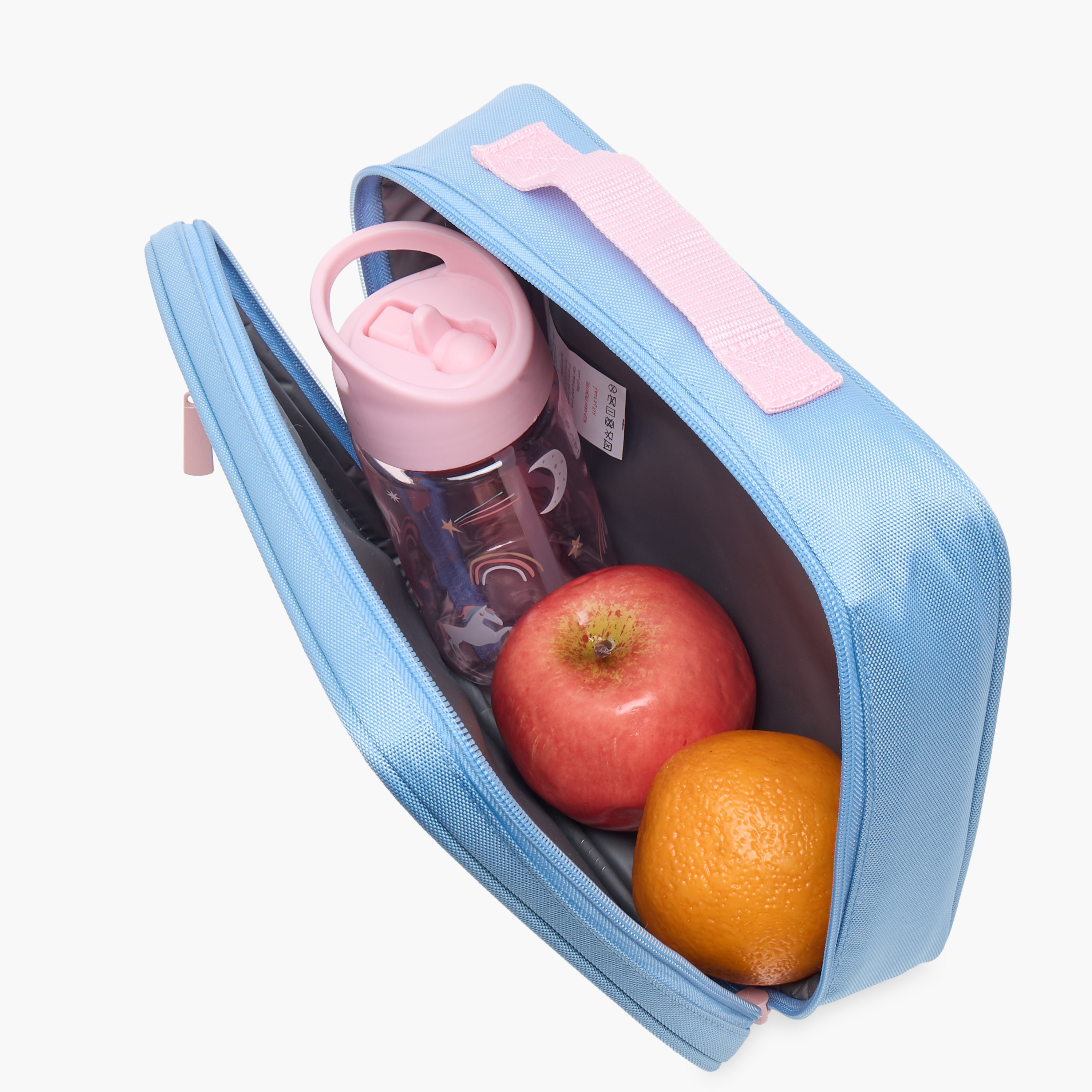 Juniors Slogan Print Insulated Lunch Bag with Zip Closure-school-lunchessentials-lunchbags-image-7