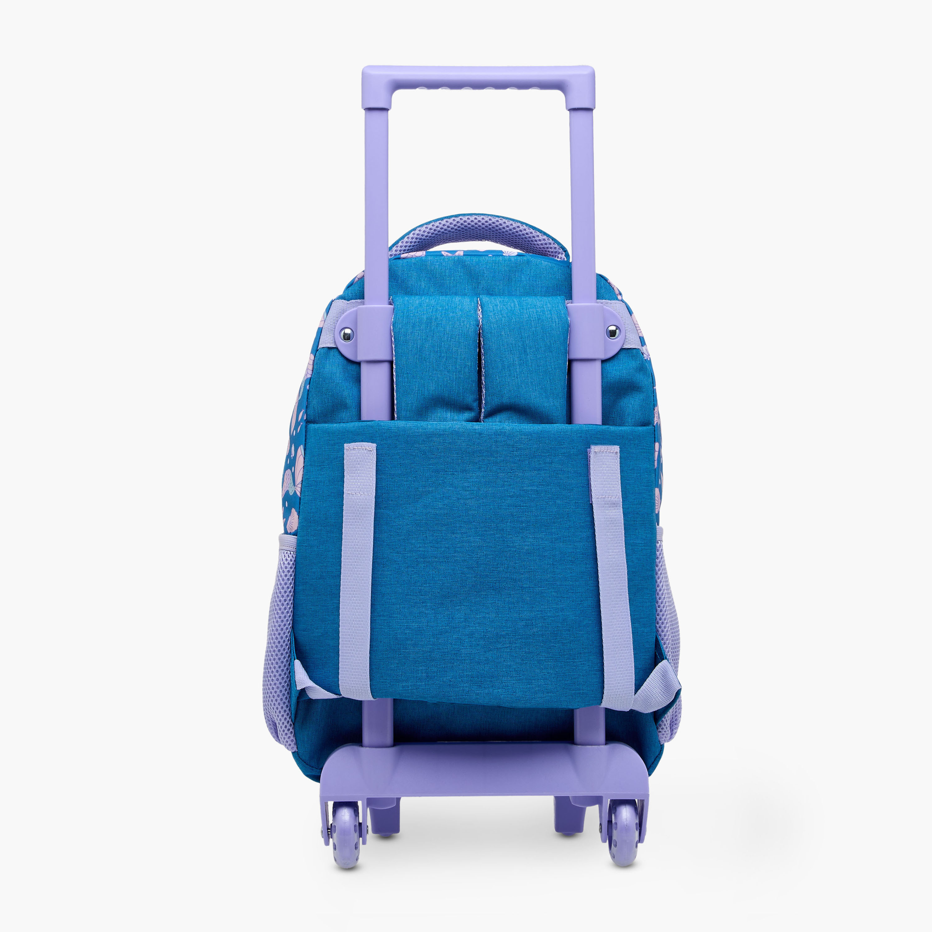 Juniors Mermaid Trolley Bag for Girls 5-8 Years with Padded Shoulder Straps -school-bagsandbackpacks-trolleybags-image-10
