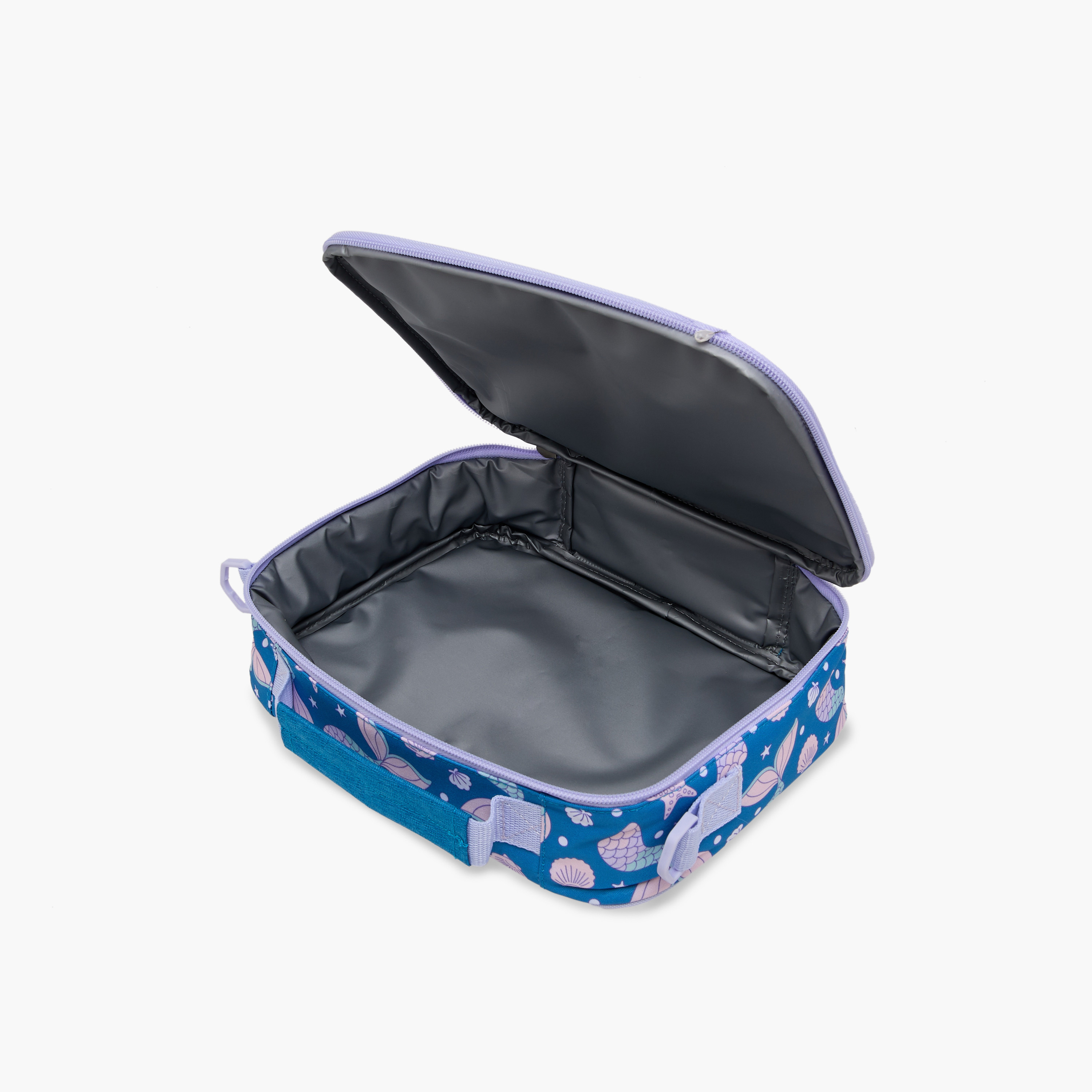 Juniors Mermaid Print Lunch Bag with Zip Closure-school-lunchessentials-lunchbags-image-8