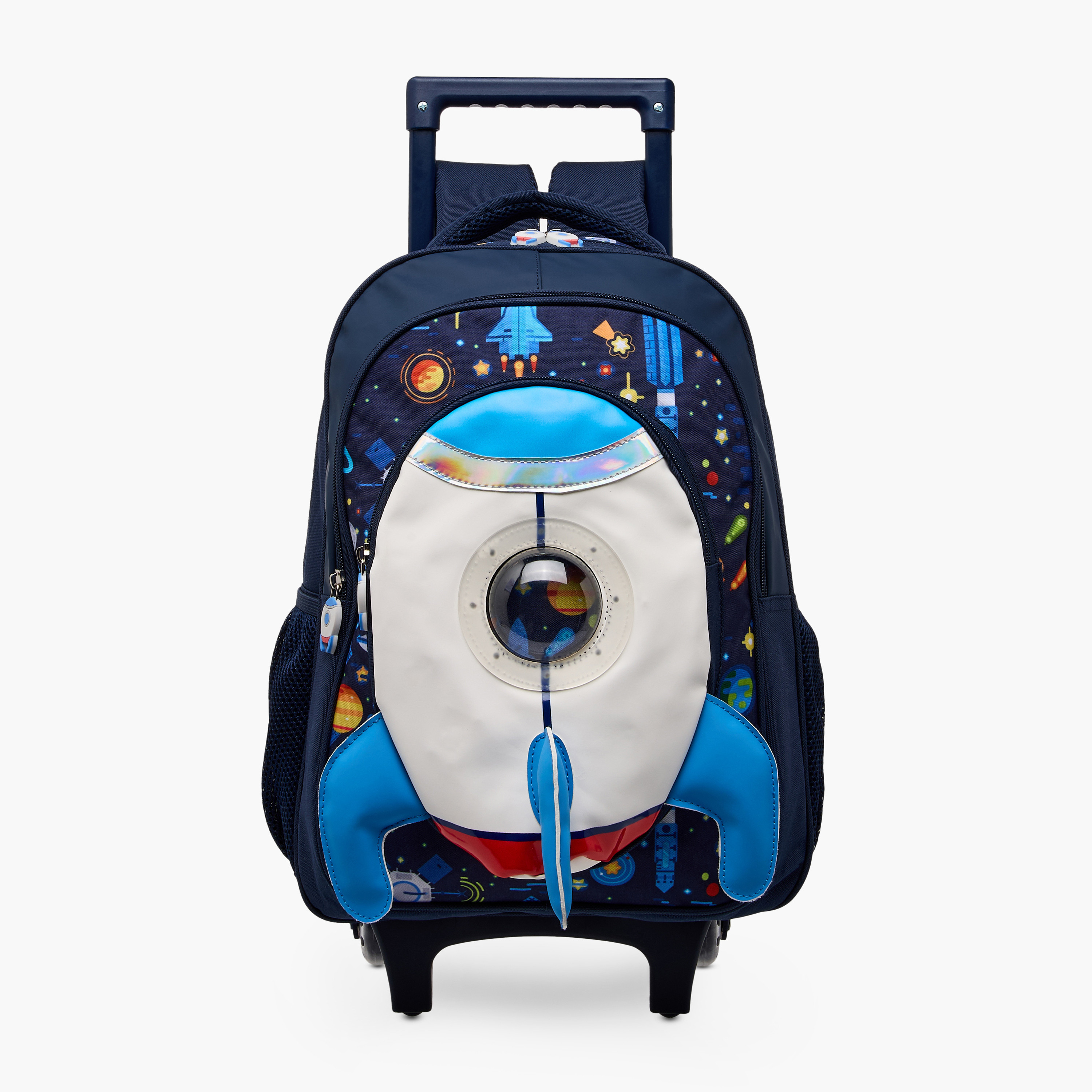 Juniors Space Trolley Bag for Boys 5-8 Years with Padded Shoulder Straps -school-bagsandbackpacks-trolleybags-image-1