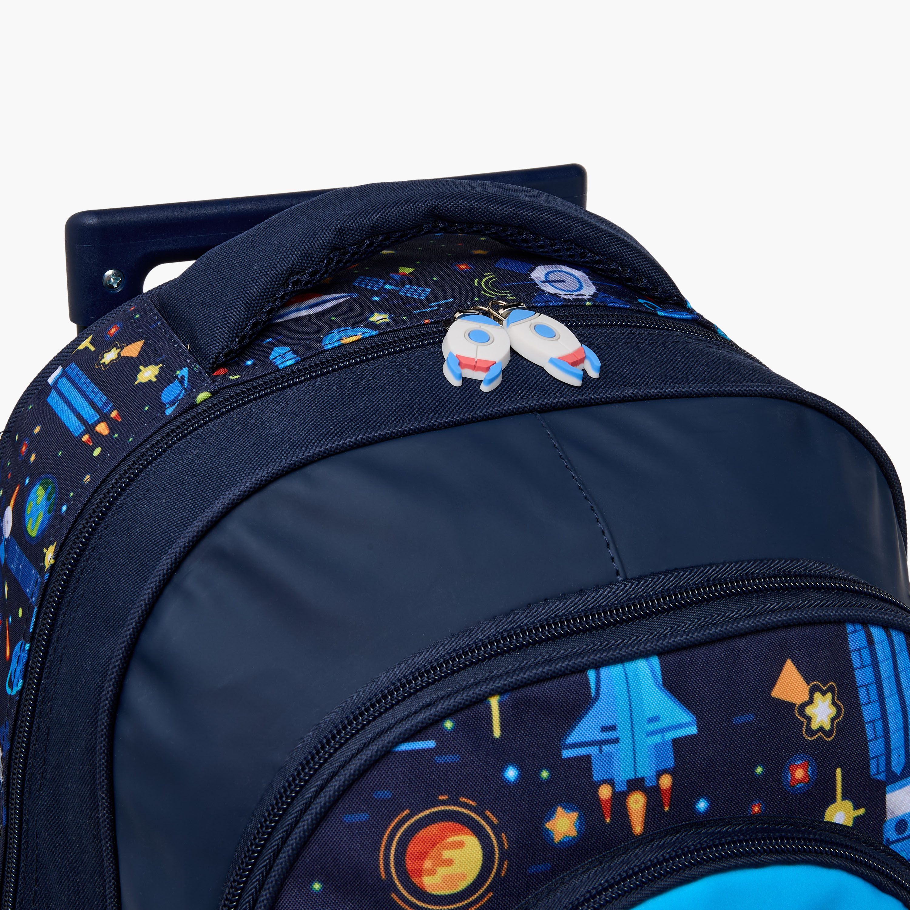 Juniors Space Trolley Bag for Boys 5-8 Years with Padded Shoulder Straps -school-bagsandbackpacks-trolleybags-image-11
