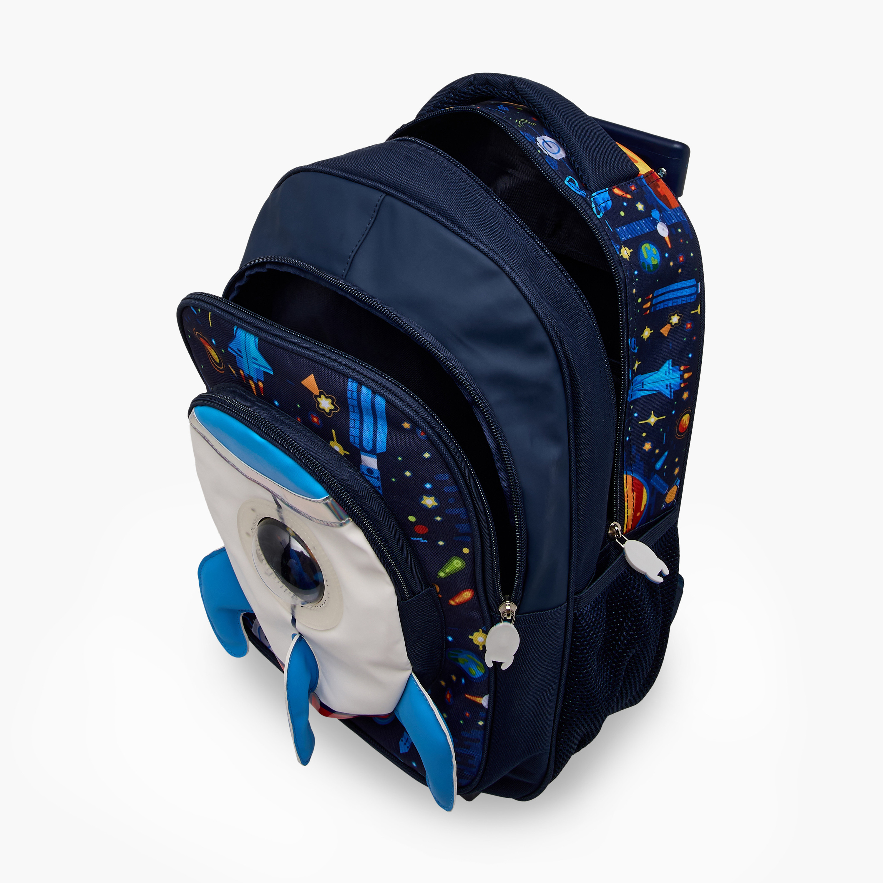 Juniors Space Trolley Bag for Boys 5-8 Years with Padded Shoulder Straps -school-bagsandbackpacks-trolleybags-image-15