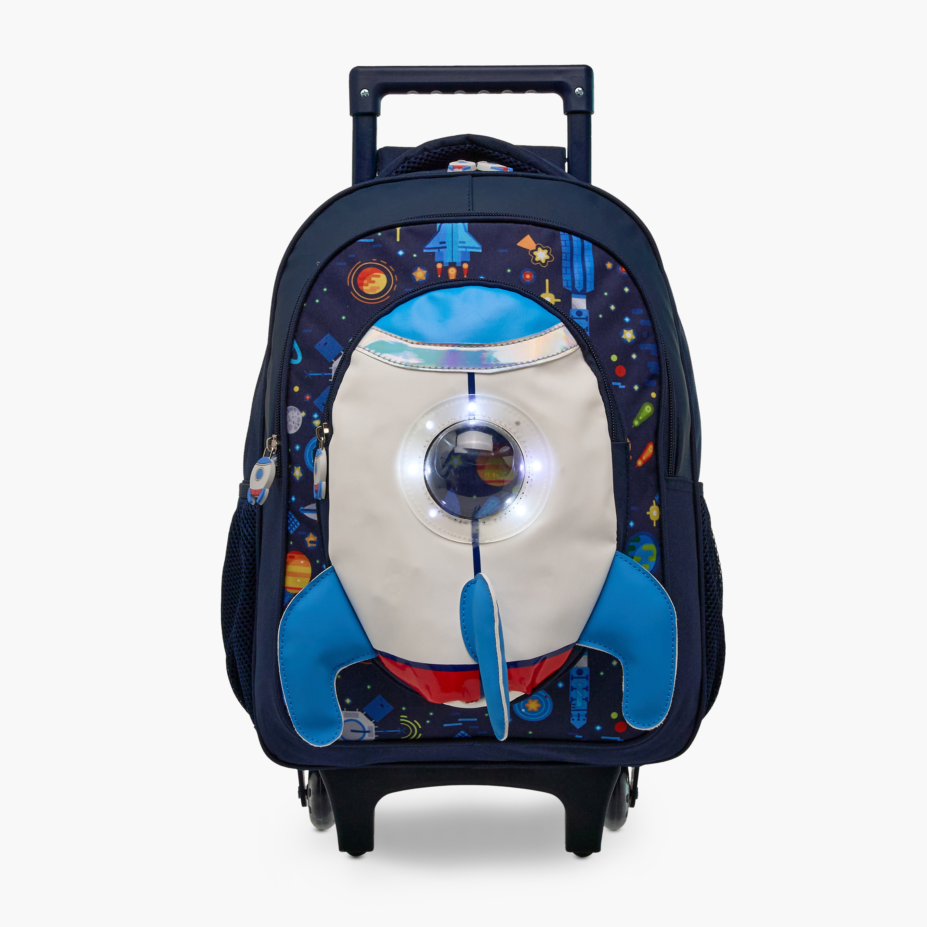 Juniors Space Trolley Bag for Boys 5-8 Years with Padded Shoulder Straps -school-bagsandbackpacks-trolleybags-image-17