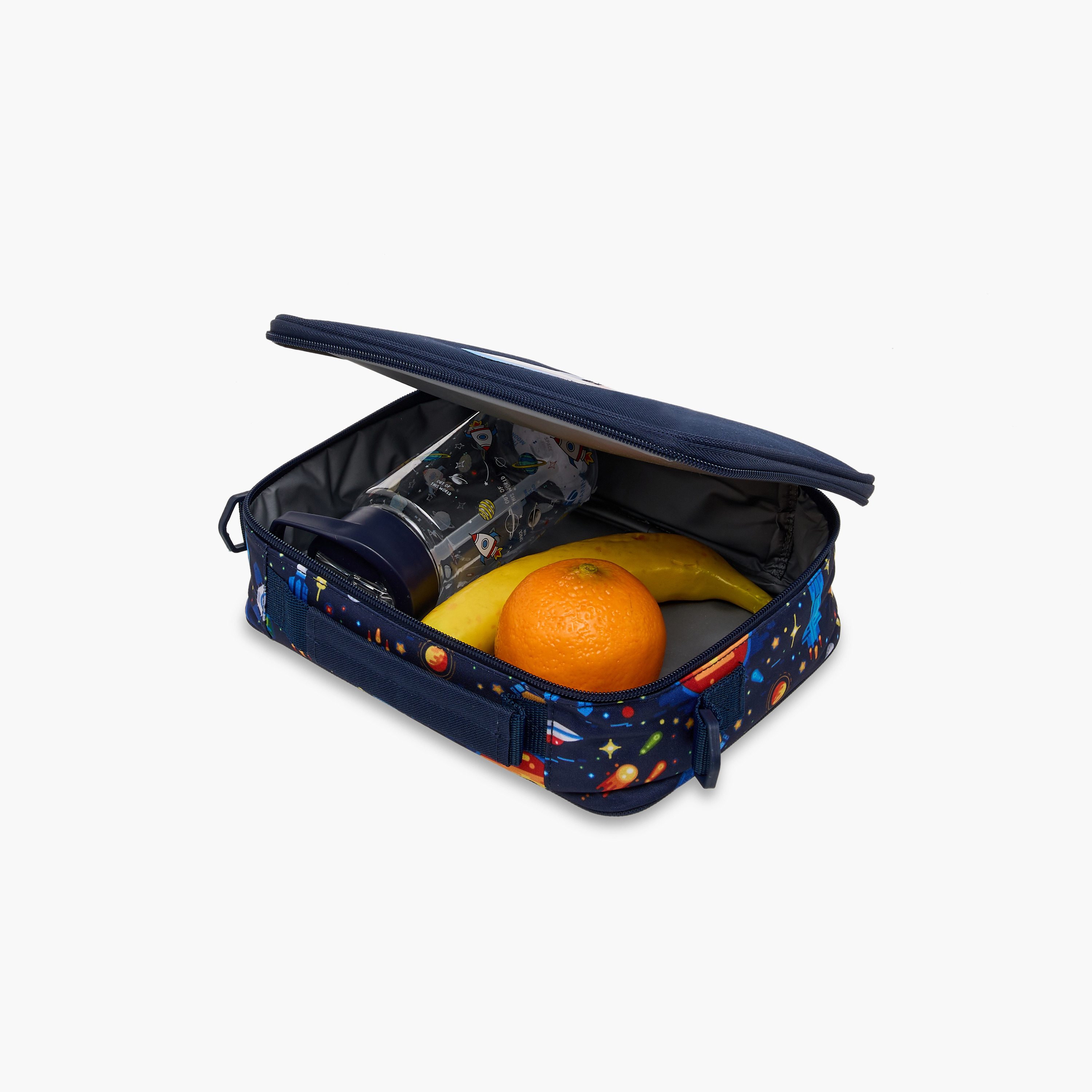 Juniors Spaceship Print Lunch Bag with Zip Closure-school-lunchessentials-lunchbags-image-8