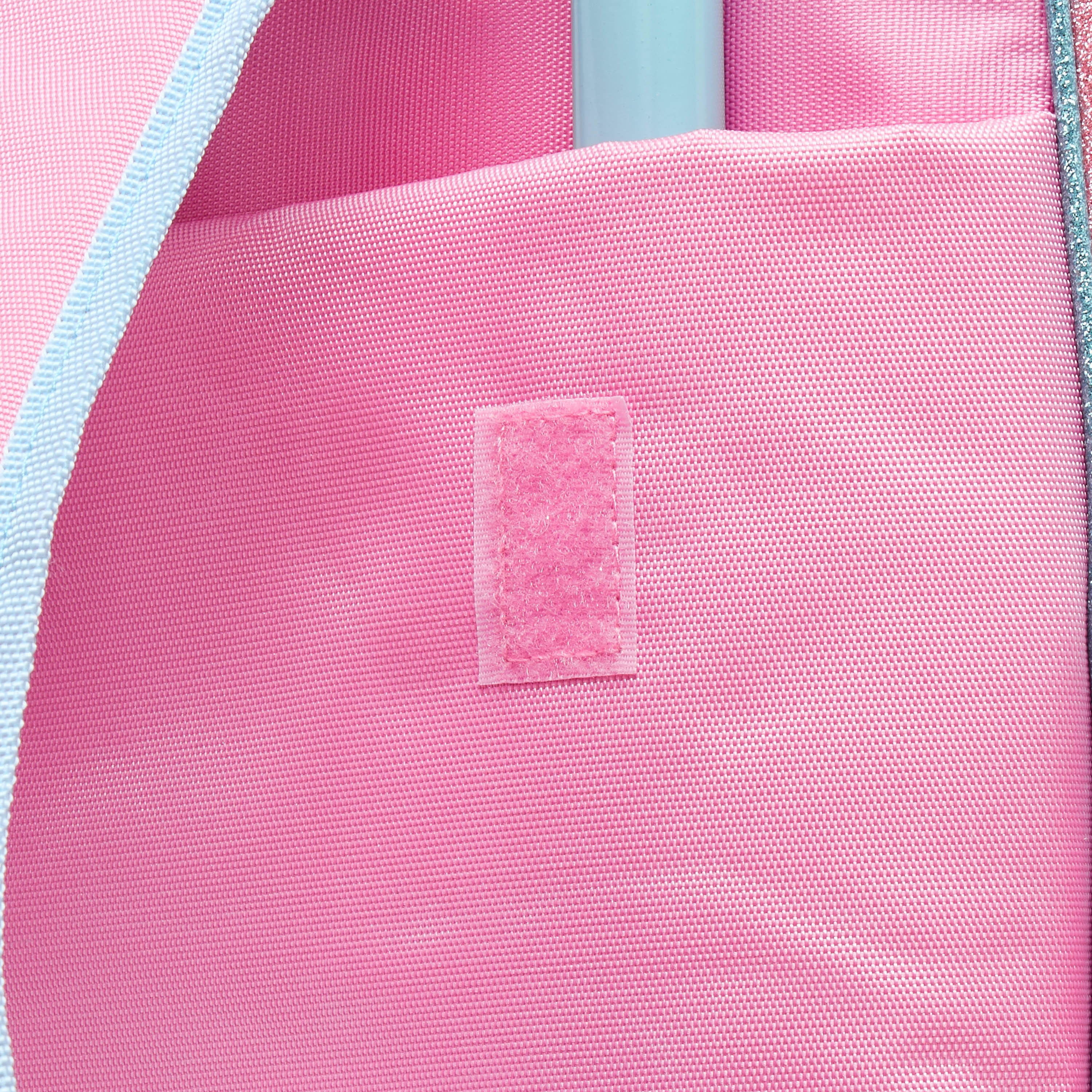 Hello Kitty Print Trolley Backpack with Retractable Handle - 16 inches-school-bagsandbackpacks-trolleybags-image-13