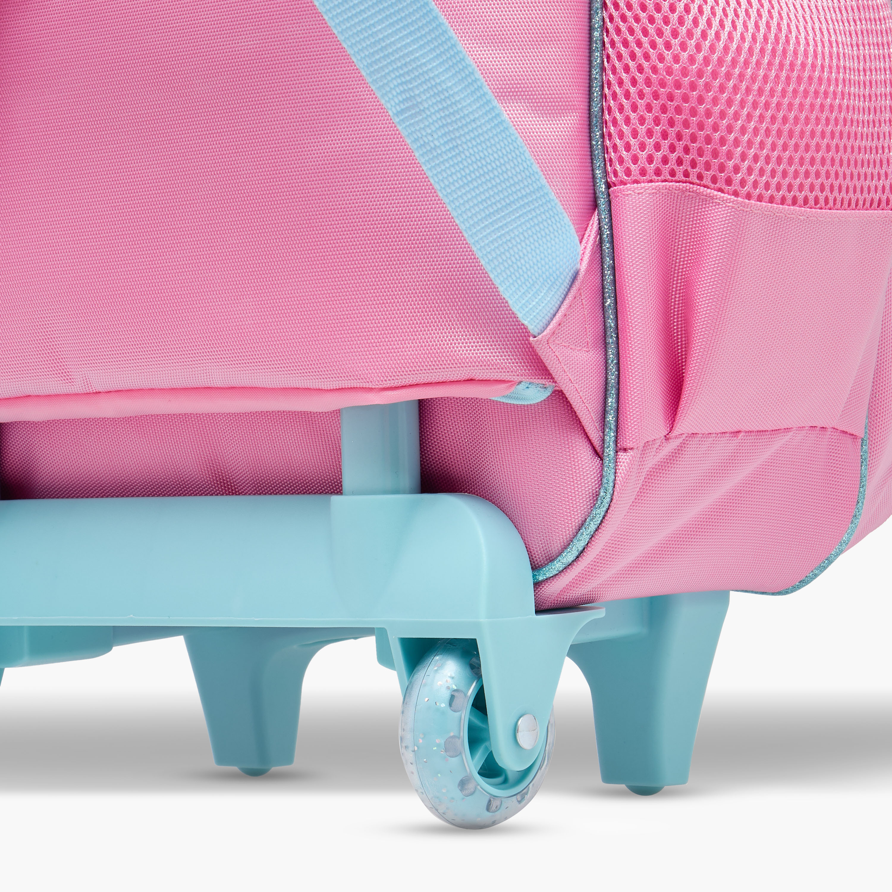 Hello Kitty Print Trolley Backpack with Retractable Handle - 16 inches-school-bagsandbackpacks-trolleybags-image-14