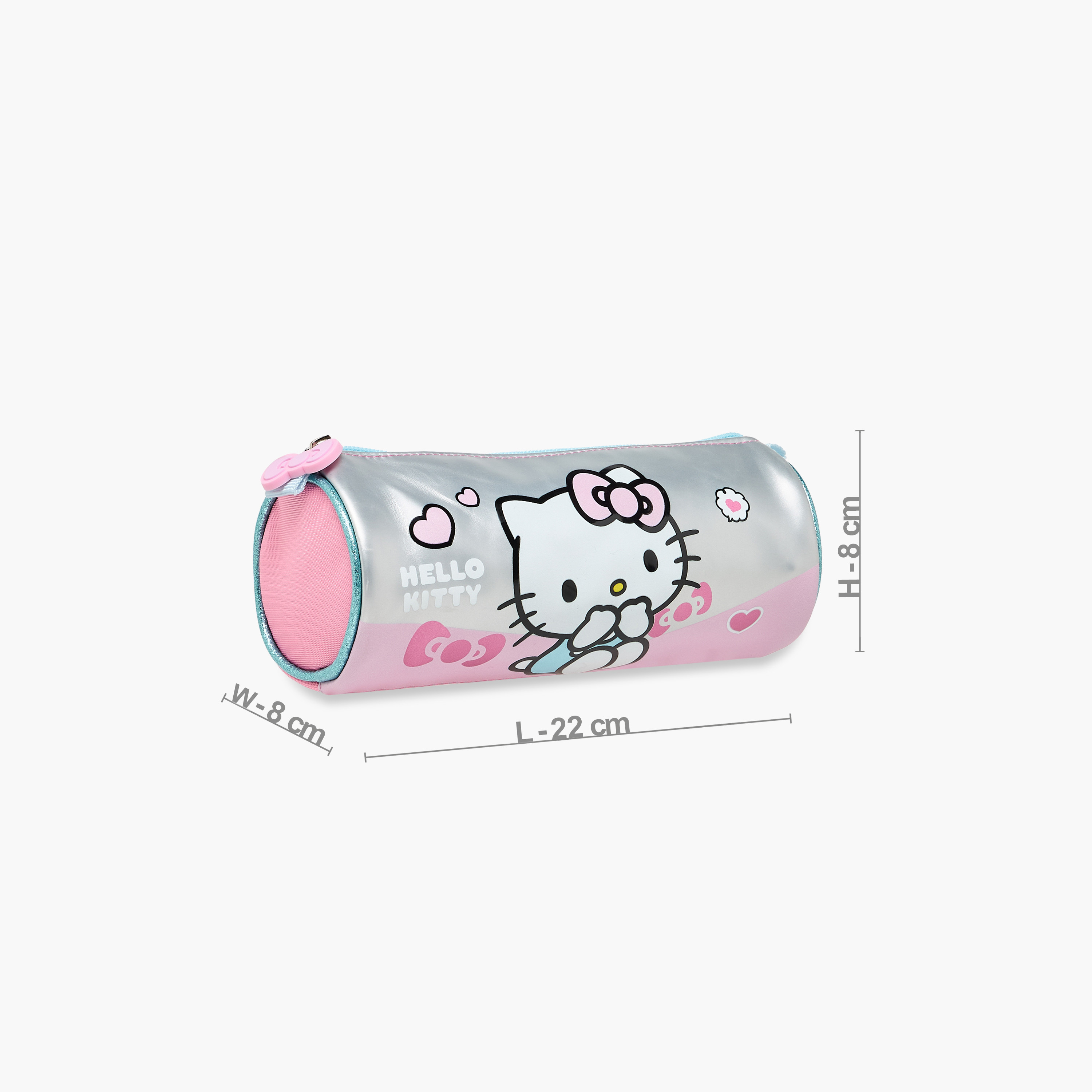 مقلمة بسحاب إغلاق وطبعات هالو كيتي-school-stationery-pencilcases-image-2