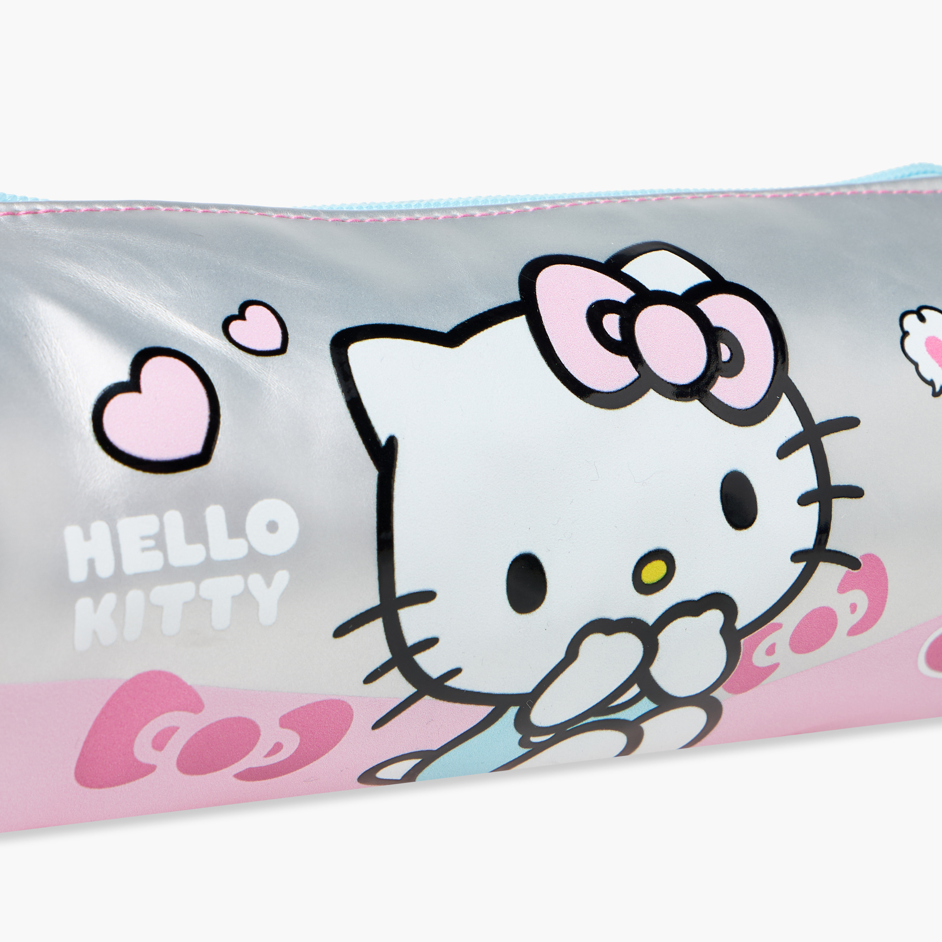 مقلمة بسحاب إغلاق وطبعات هالو كيتي-school-stationery-pencilcases-image-5