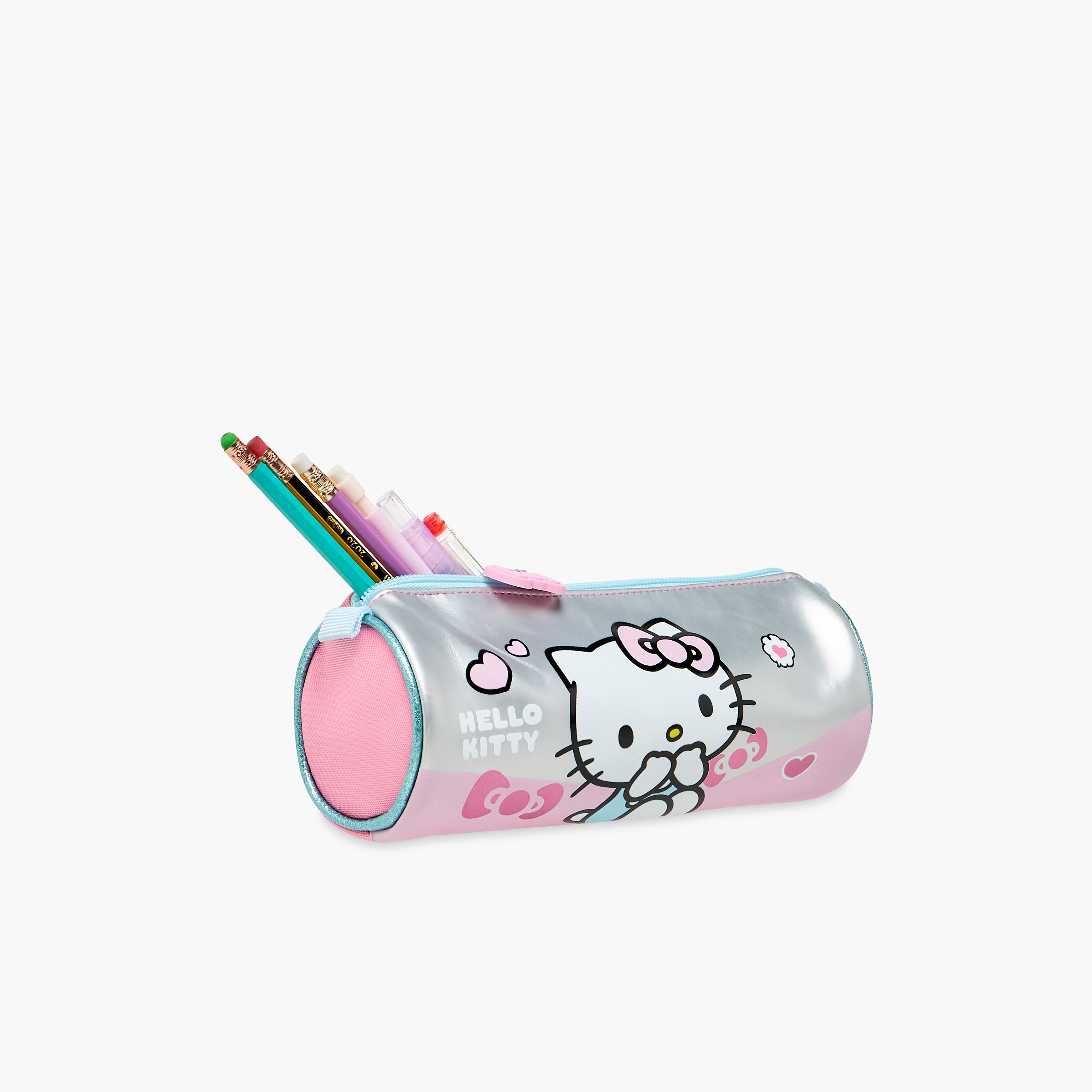 مقلمة بسحاب إغلاق وطبعات هالو كيتي-school-stationery-pencilcases-image-7