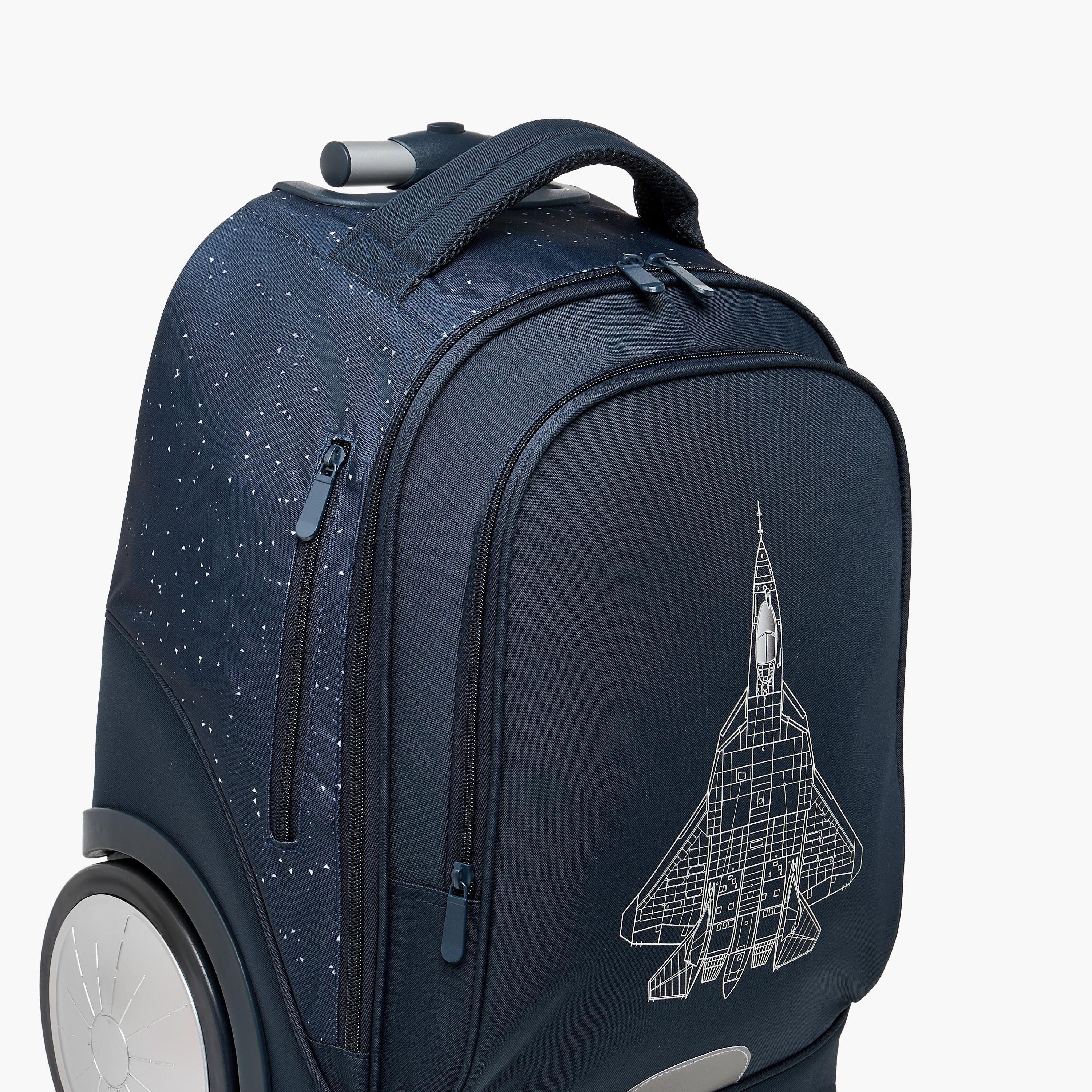 Juniors Printed 3-Piece School Trolley Bag Set for Boys 8-13 Years with Lunch Bag and Pencil Pouch -school-bagsandbackpacks-trolleybags-image-13