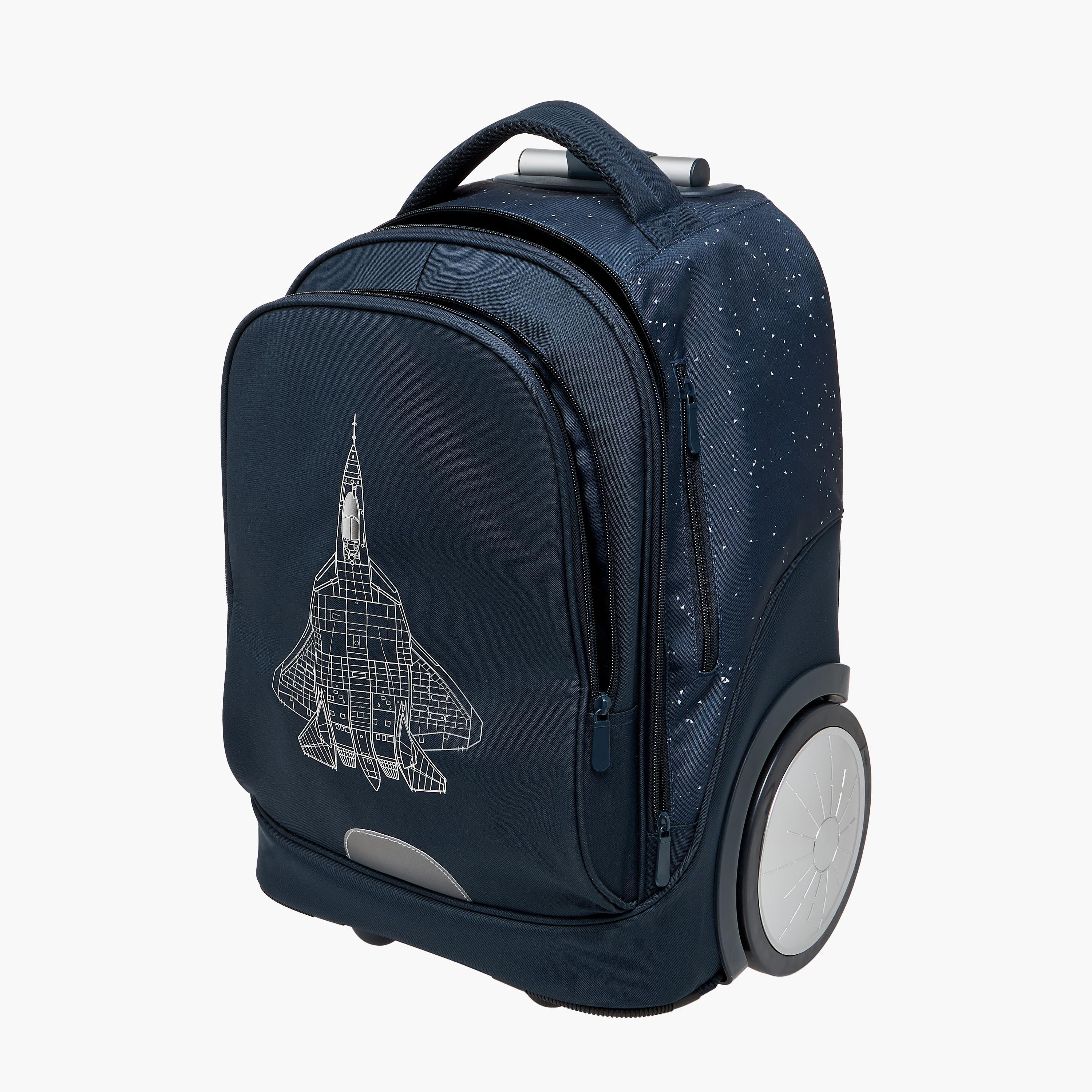 Juniors Printed 3-Piece School Trolley Bag Set for Boys 8-13 Years with Lunch Bag and Pencil Pouch -school-bagsandbackpacks-trolleybags-image-15
