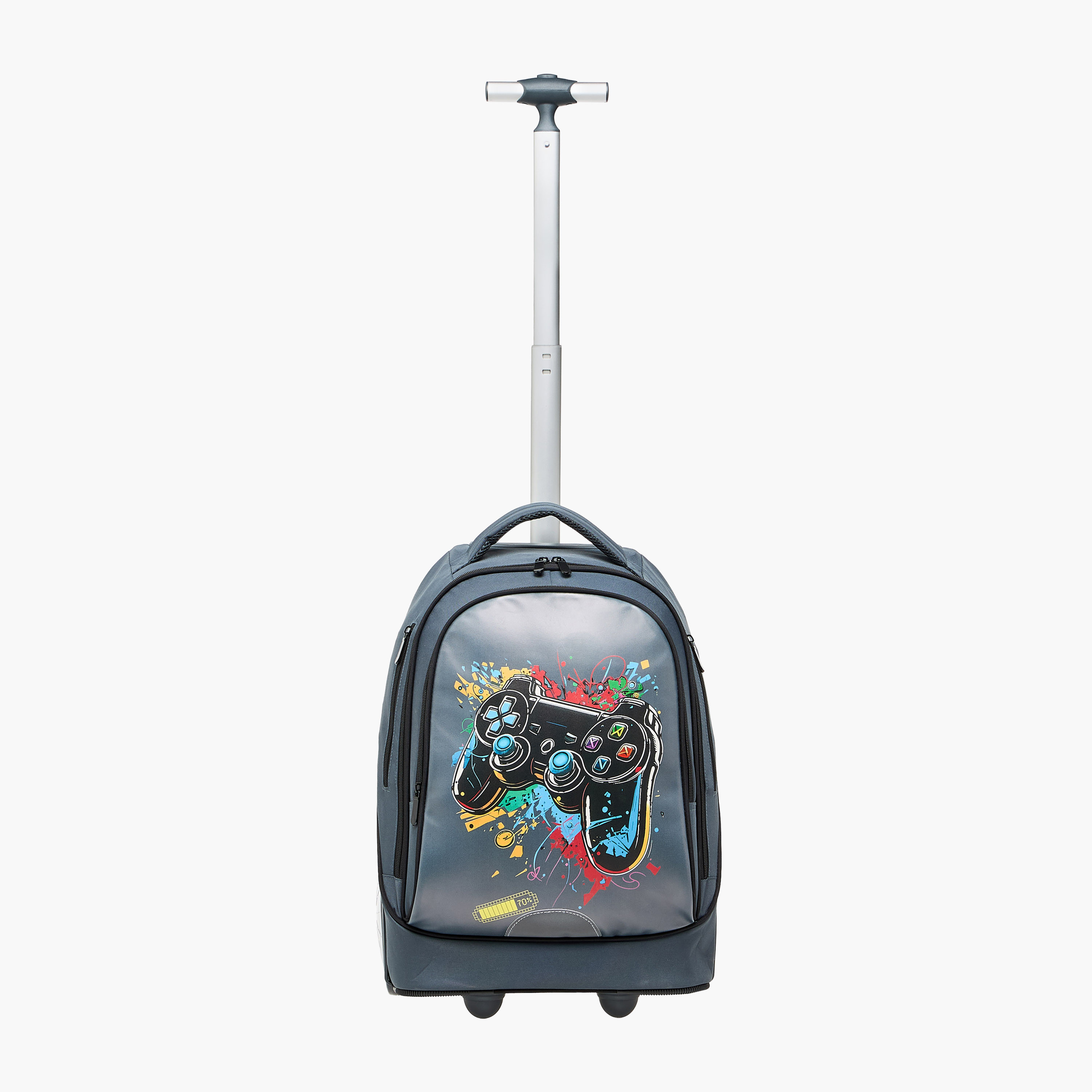 Juniors Printed 3-Piece School Trolley Bag Set for Boys 8-13 Years with Lunch Bag and Pencil Pouch -school-bagsandbackpacks-trolleybags-image-11