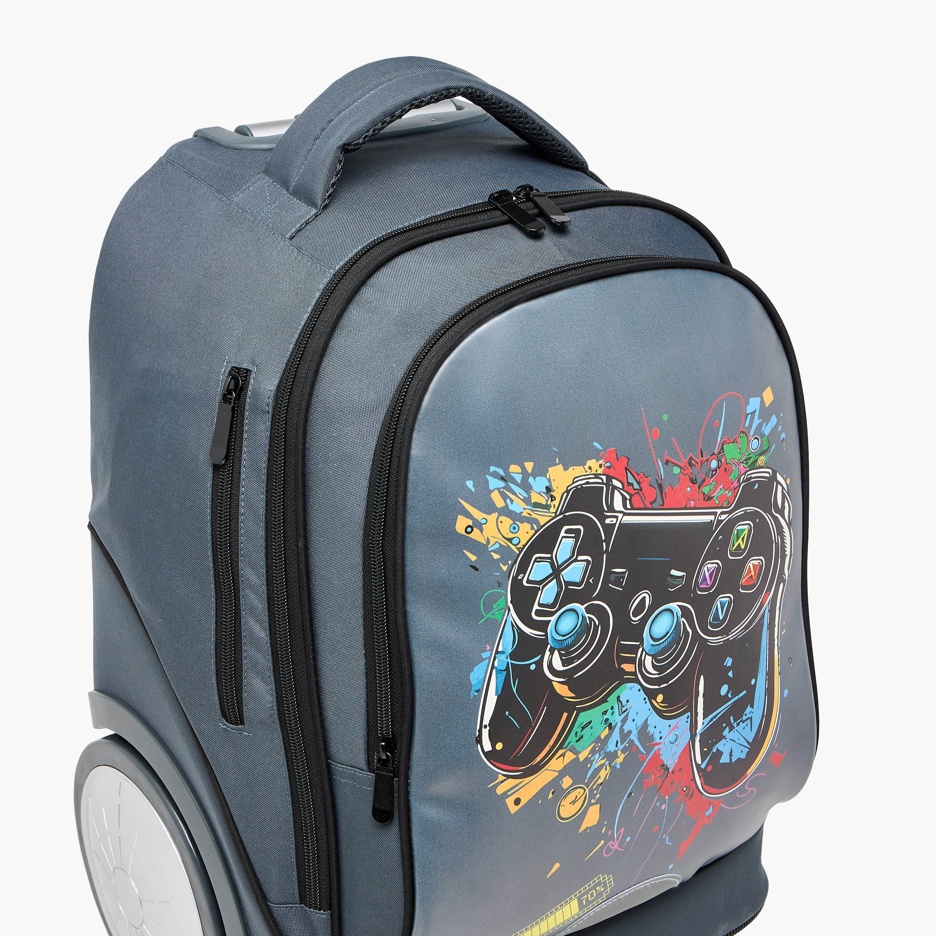 Juniors Printed 3-Piece School Trolley Bag Set for Boys 8-13 Years with Lunch Bag and Pencil Pouch -school-bagsandbackpacks-trolleybags-image-16