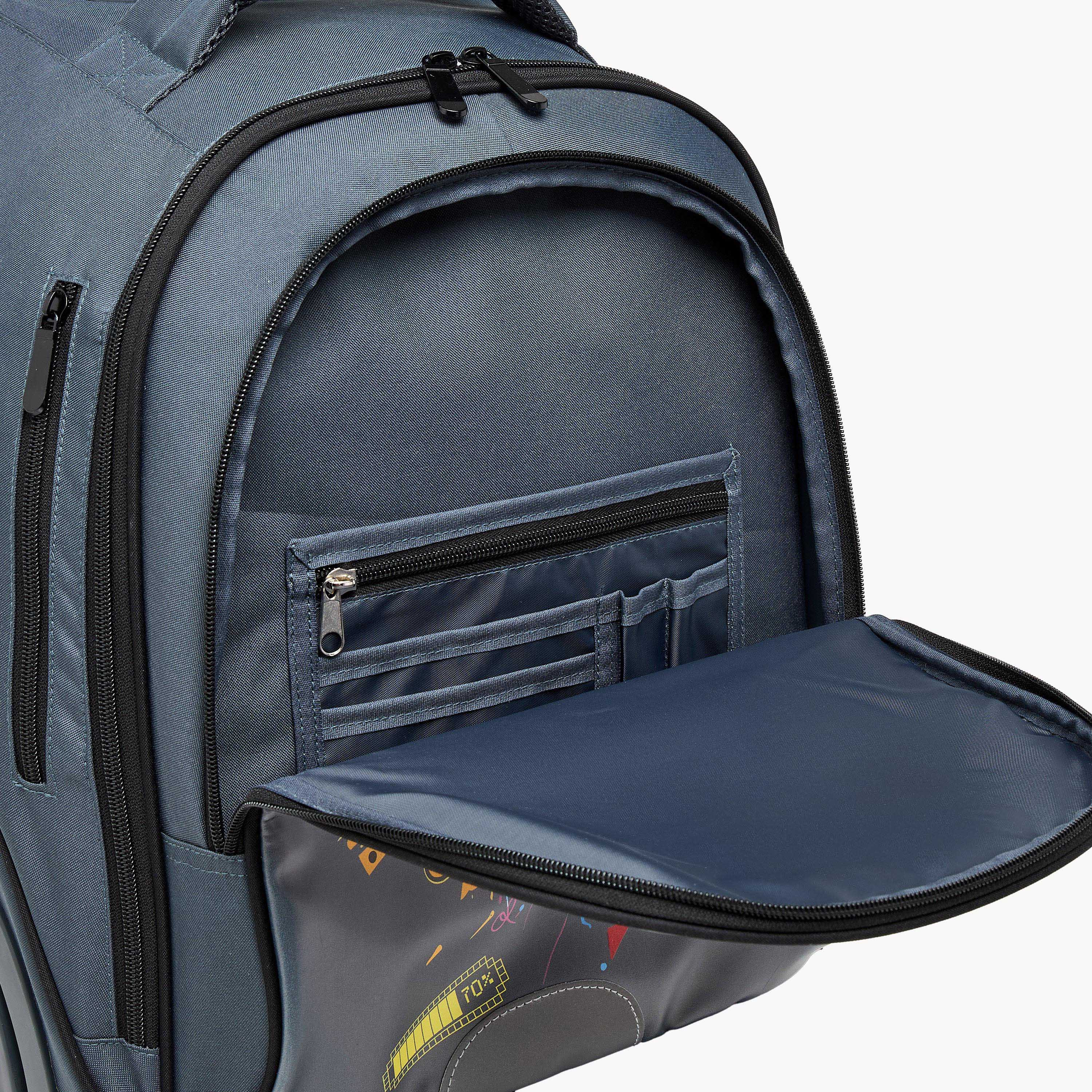 Juniors Printed 3-Piece School Trolley Bag Set for Boys 8-13 Years with Lunch Bag and Pencil Pouch -school-bagsandbackpacks-trolleybags-image-18