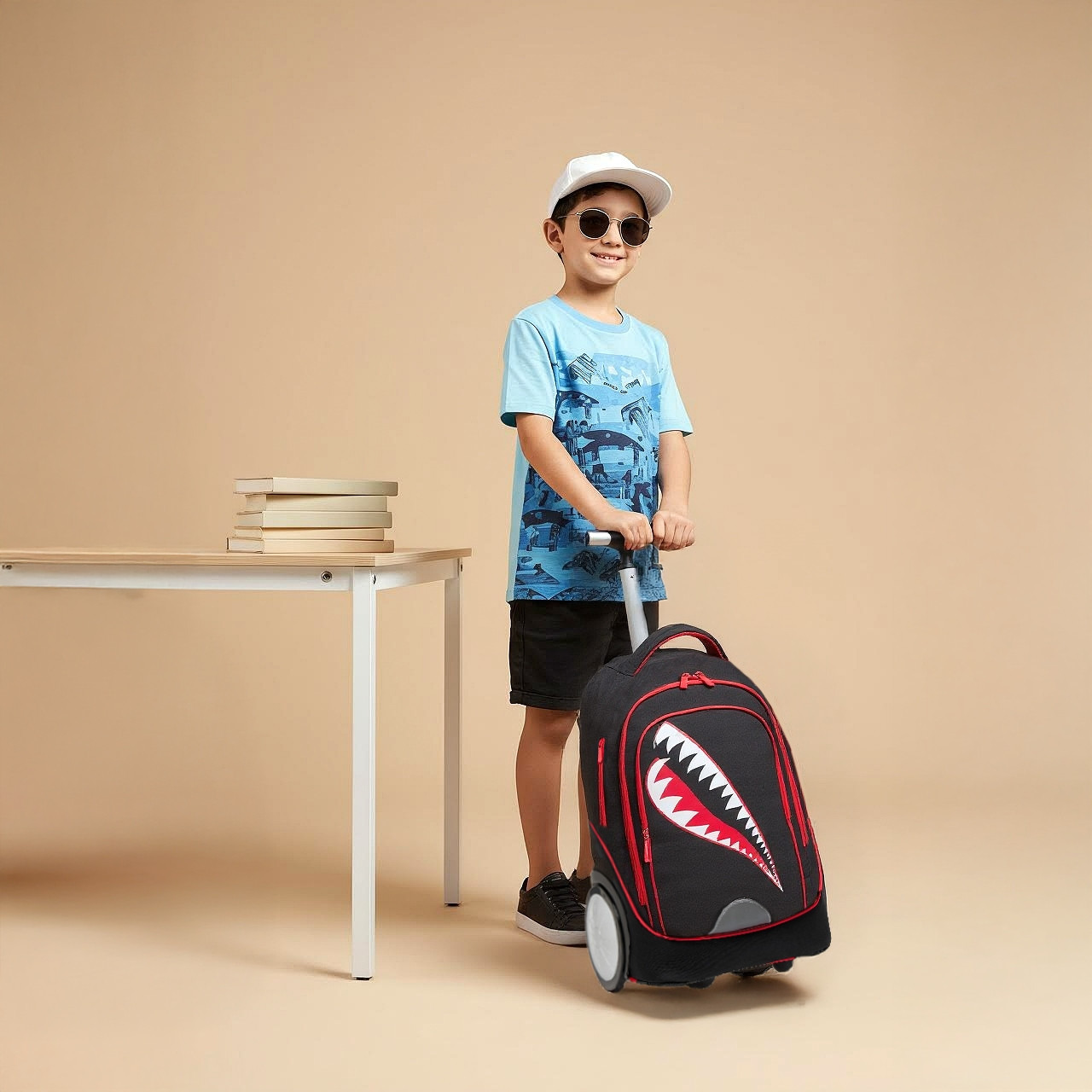 Juniors Printed 3-Piece School Trolley Bag Set for Boys 8-13 Years with Lunch Bag and Pencil Pouch -school-bagsandbackpacks-trolleybags-image-4