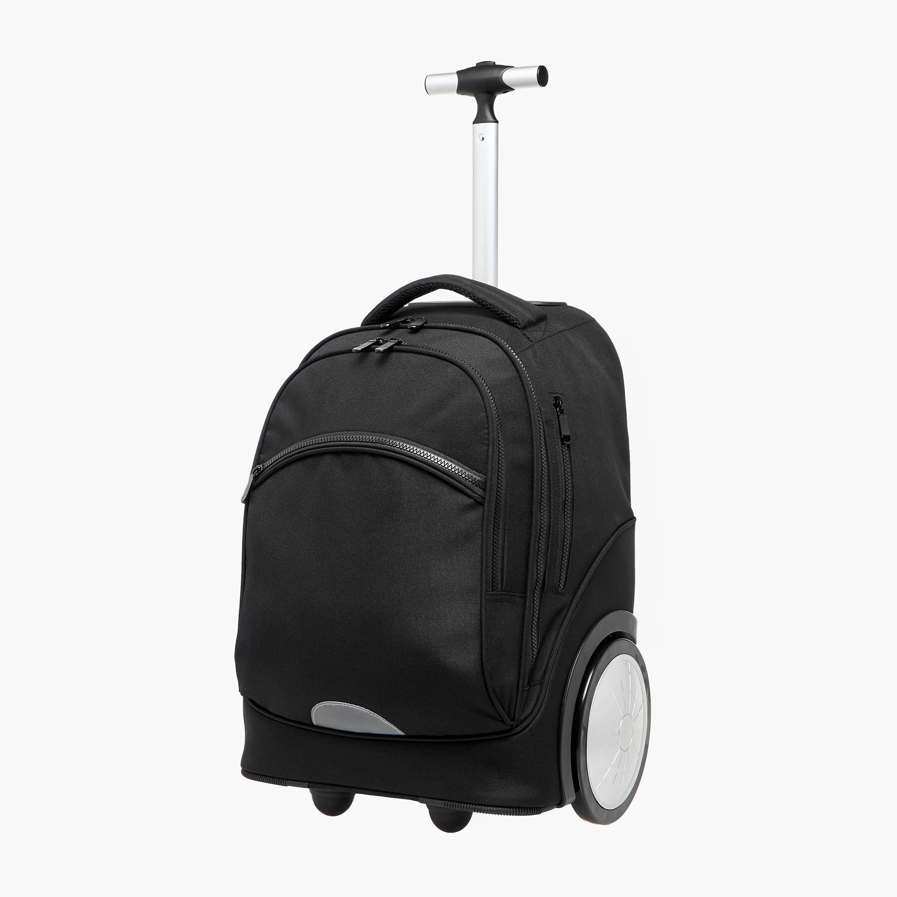 طقم شنطة ترولي مدرسية 3 قطع سادة للأولاد 8-13 سنة مع شنطة غداء ومقلمة من جونيورز-school-bagsandbackpacks-trolleybags-image-4